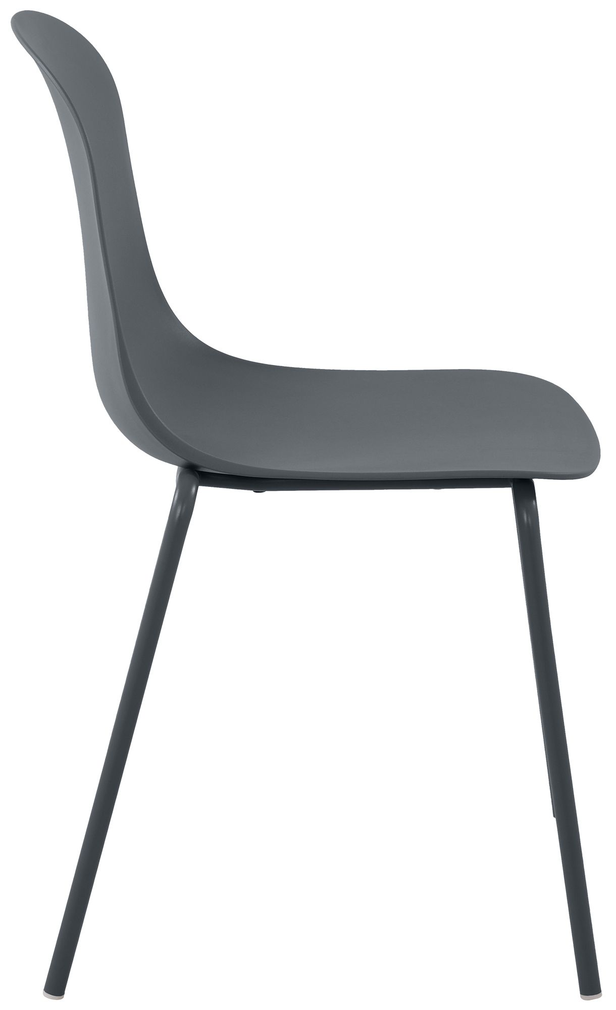 2er Set Stuhl Hardin, dunkelgrau