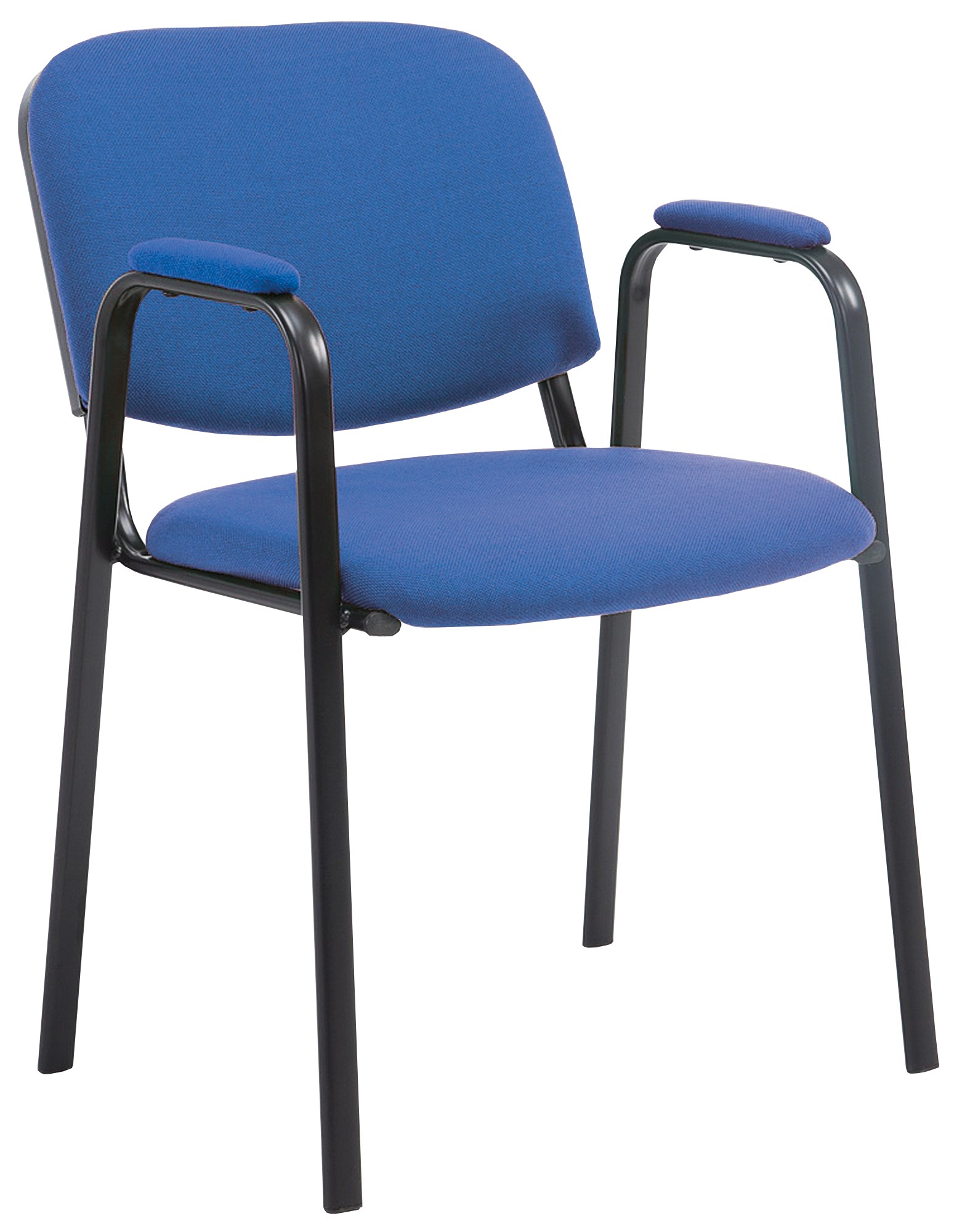 Besucherstuhl Ken PRO Stoff, blau