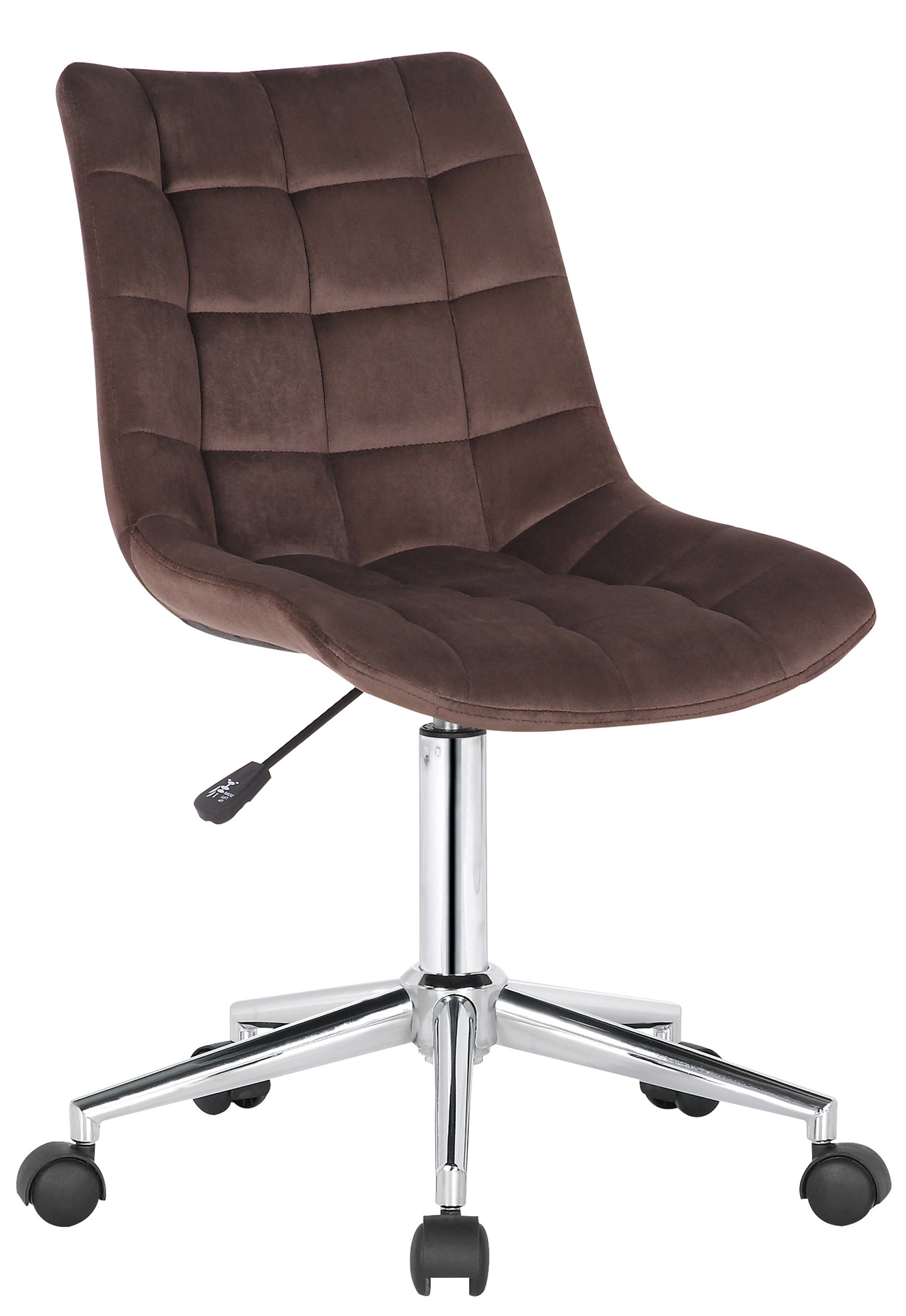 Bürostuhl Medford Samt, braun