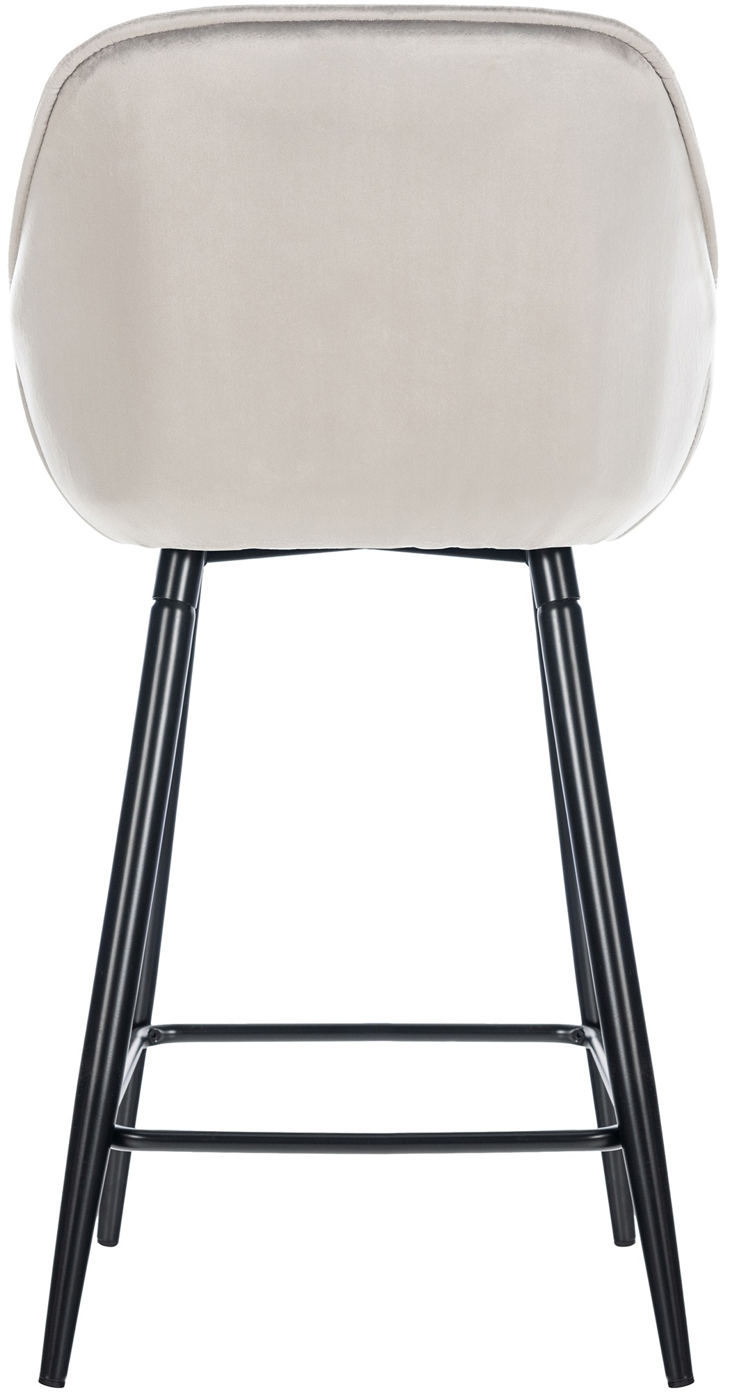Barhocker Gibson Samt, grau