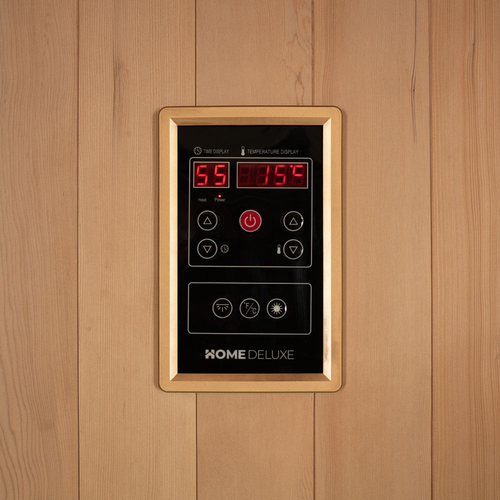 Traditionelle Sauna OMAHA - 180 x 150 cm für 4 Personen