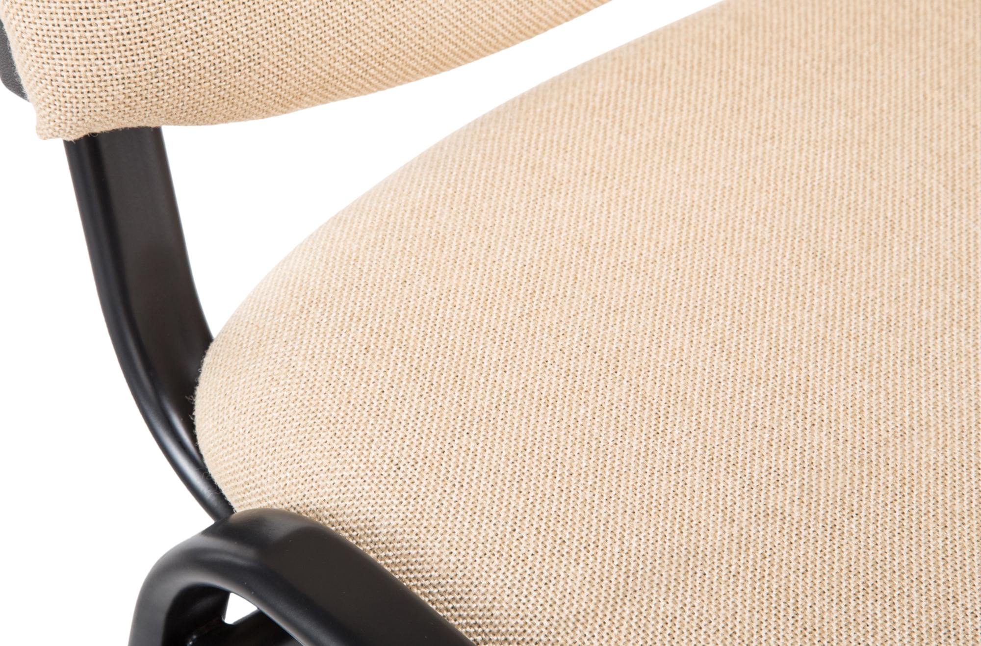 Besucherstuhl Ken V2 Stoff, creme