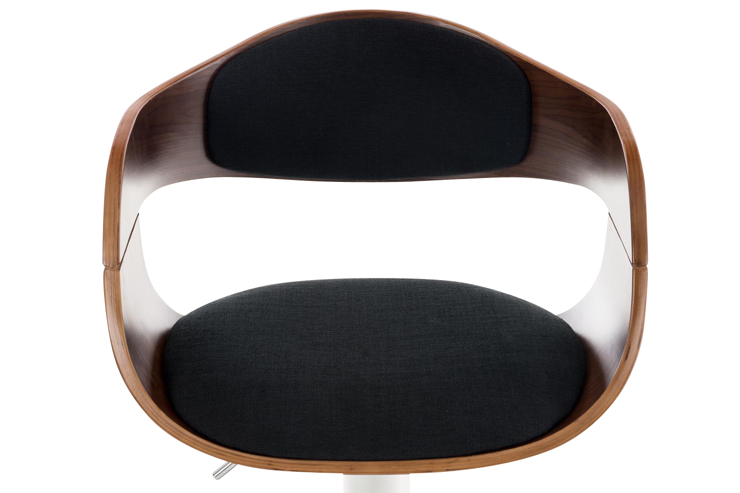 Barhocker Kingston C Stoff, walnuss/schwarz