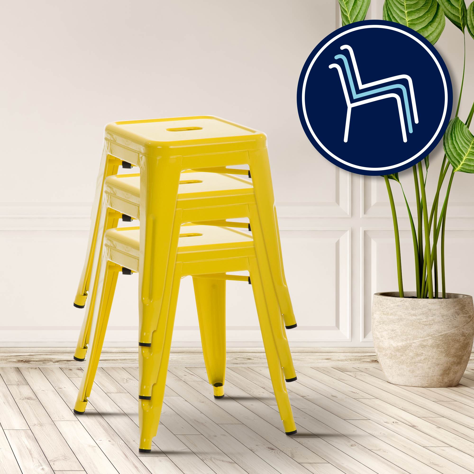 Hocker Armin, gelb