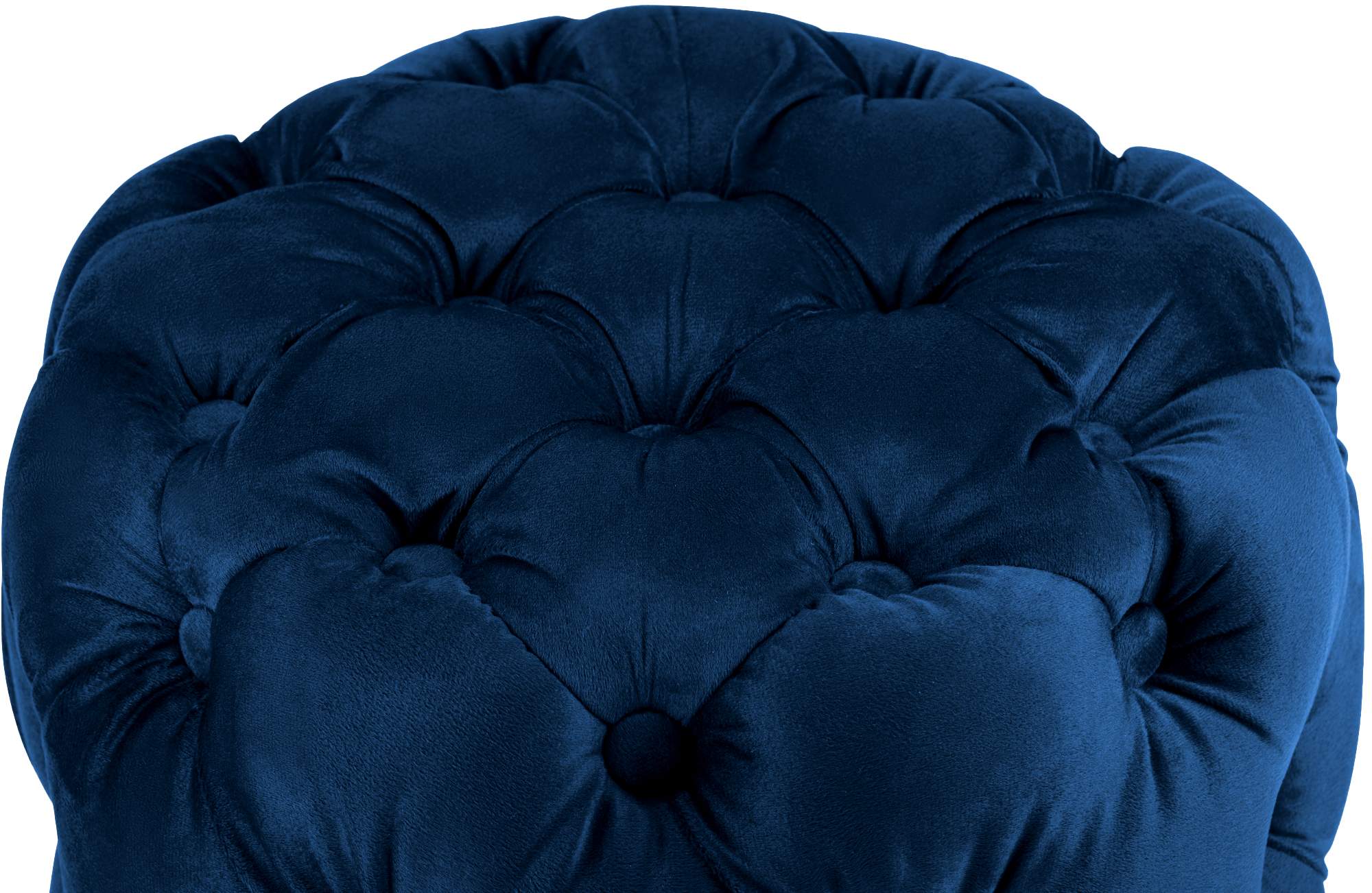 Sitzhocker Drancy Samt M, blau