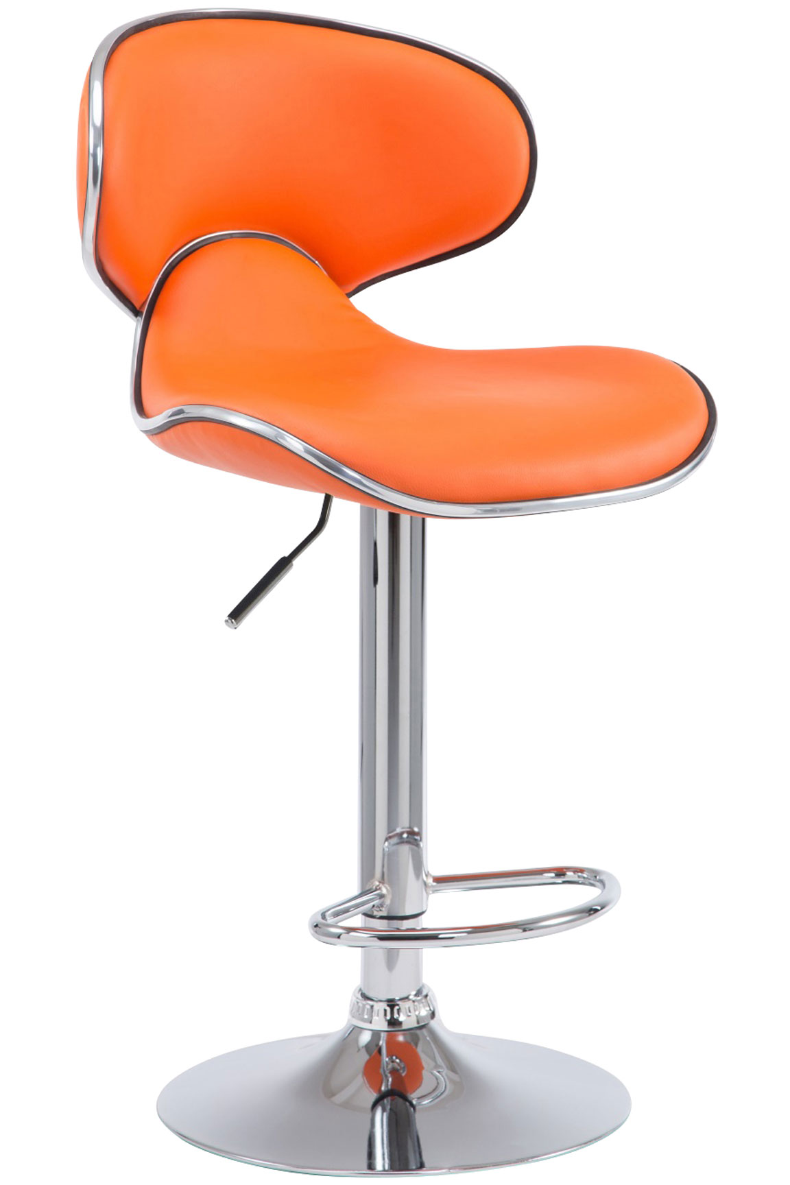 Barhocker Las Vegas V2 chrom, orange