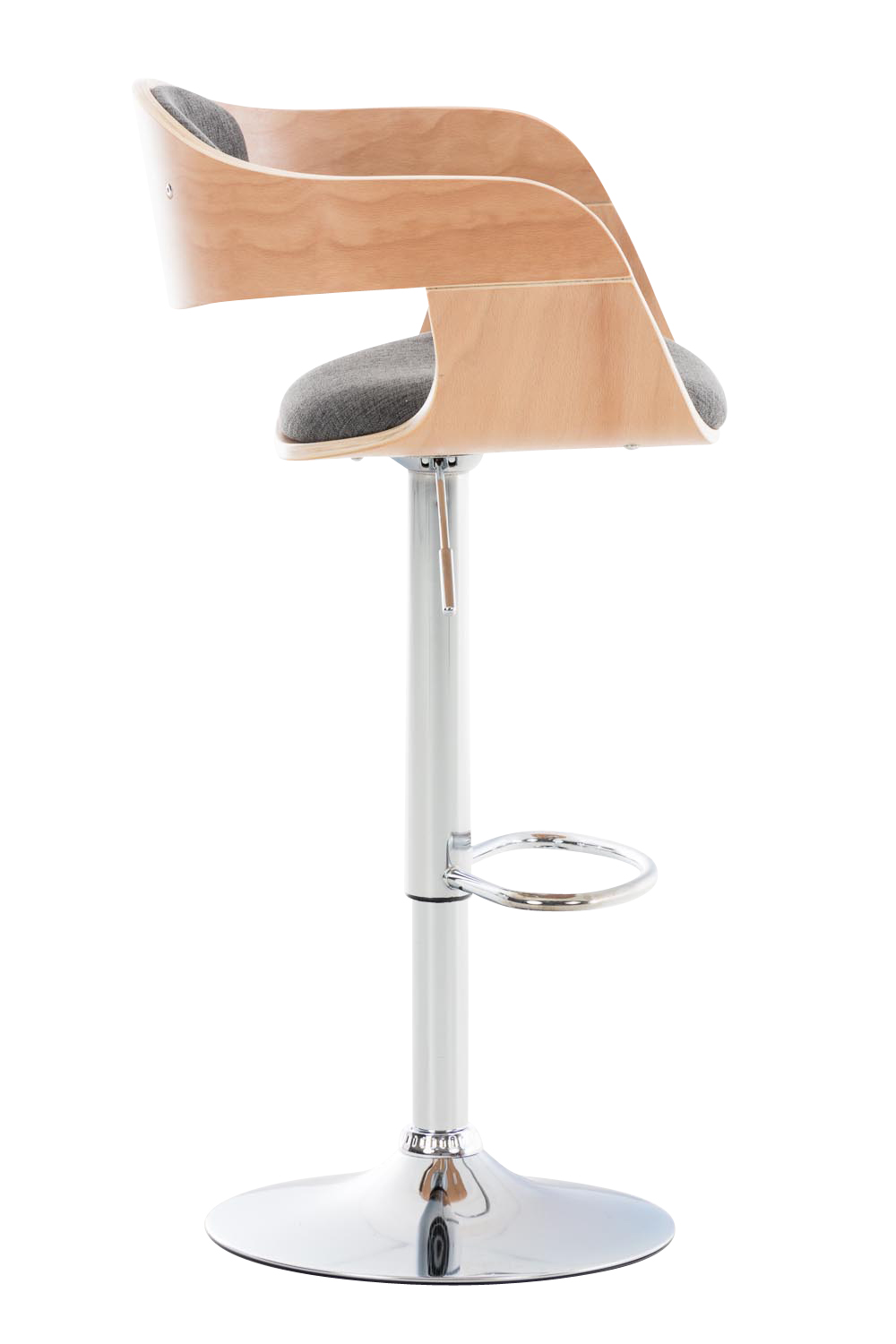 Barhocker Kingston C Stoff, natura/hellgrau