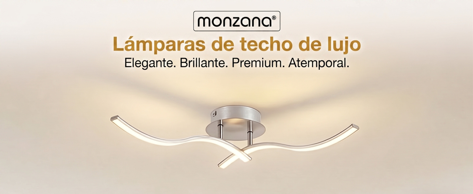 LED Deckenleuchte Ny bolge 2-flammig