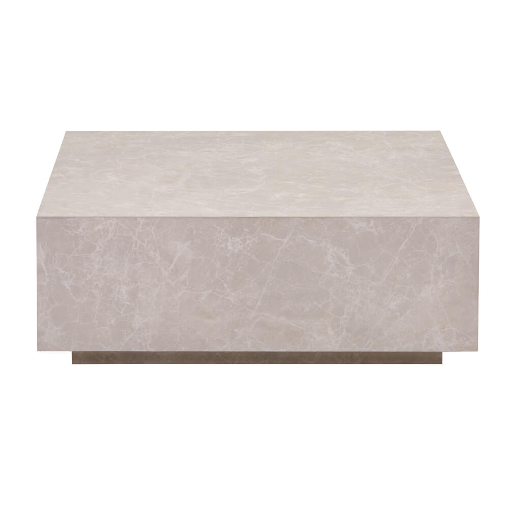 Couchtisch Marmor AMIRI XL - 95 x 95 cm Beige