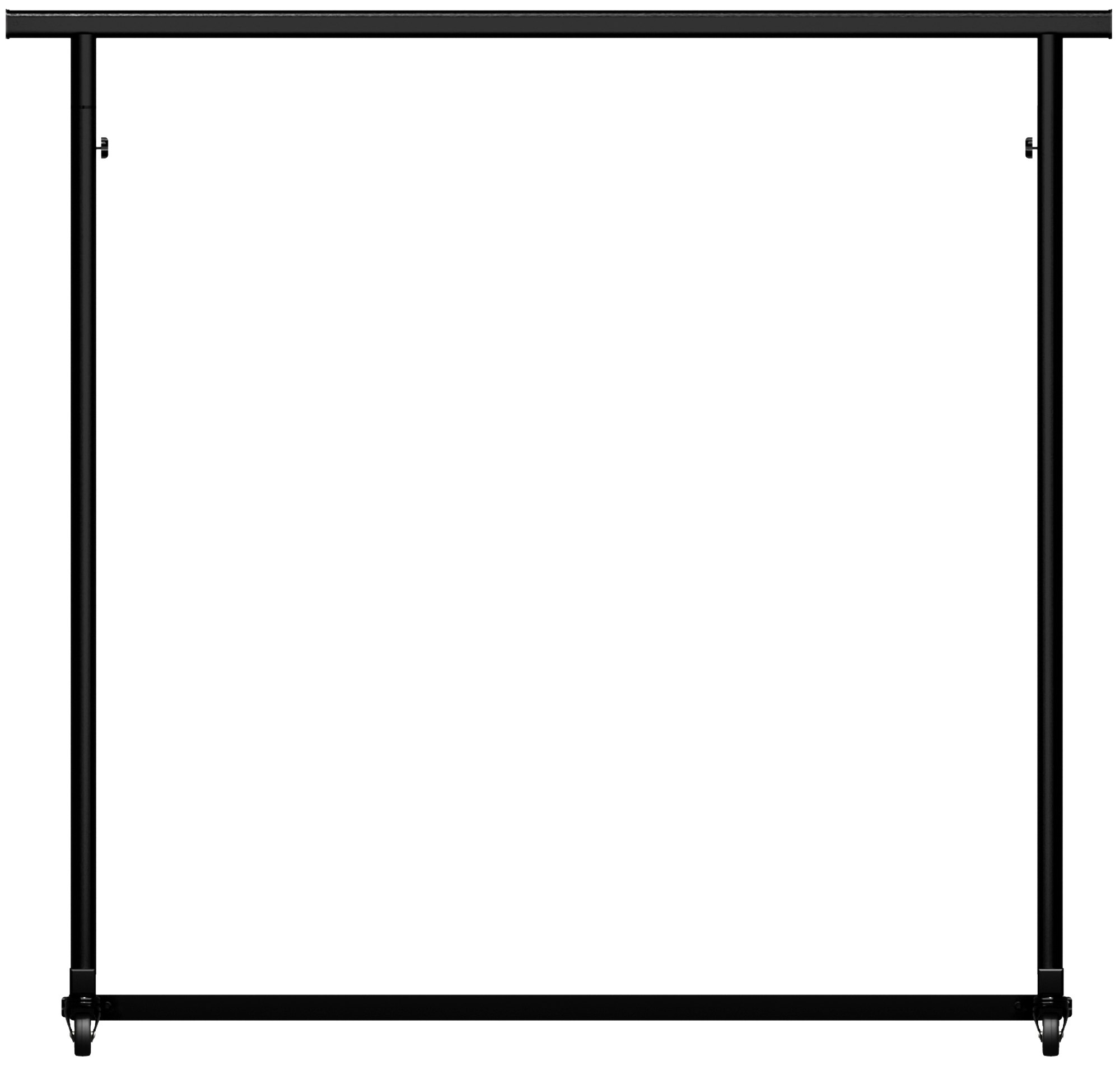 Klappbare Kleiderständer Soran 120x50x188, schwarz