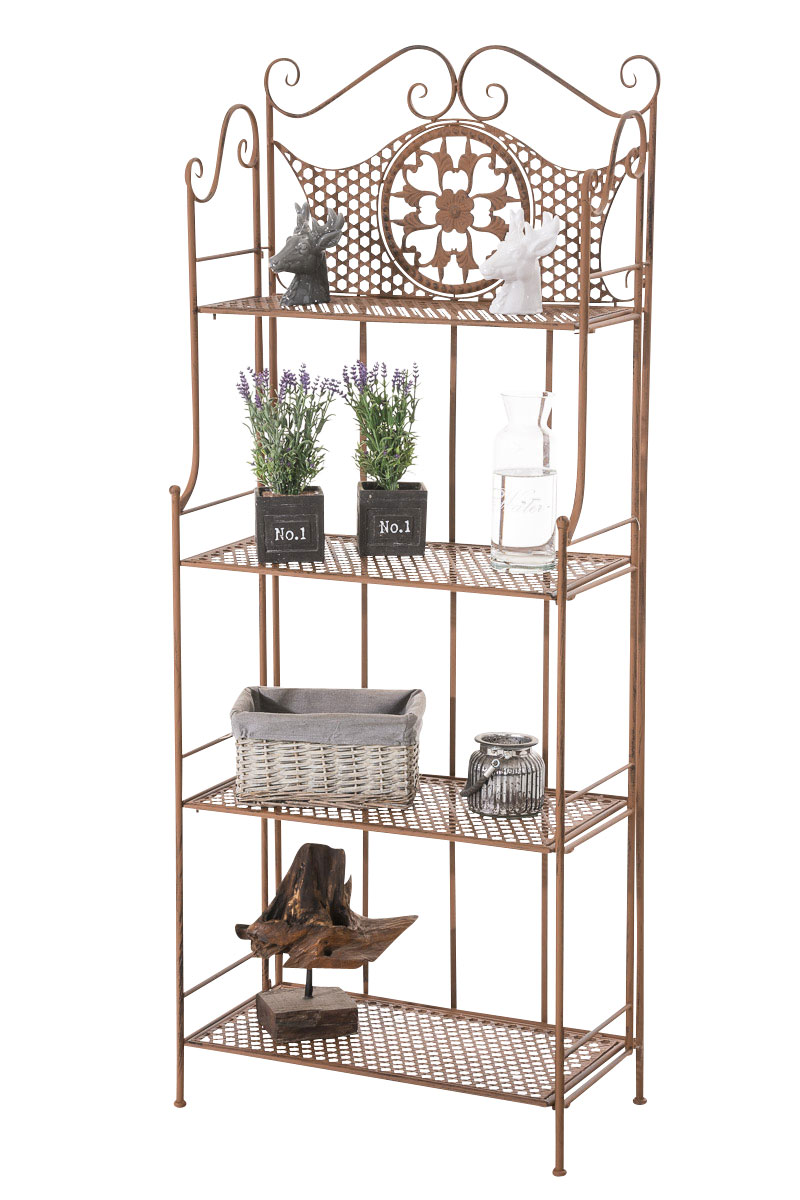 Standregal Anika, antik braun