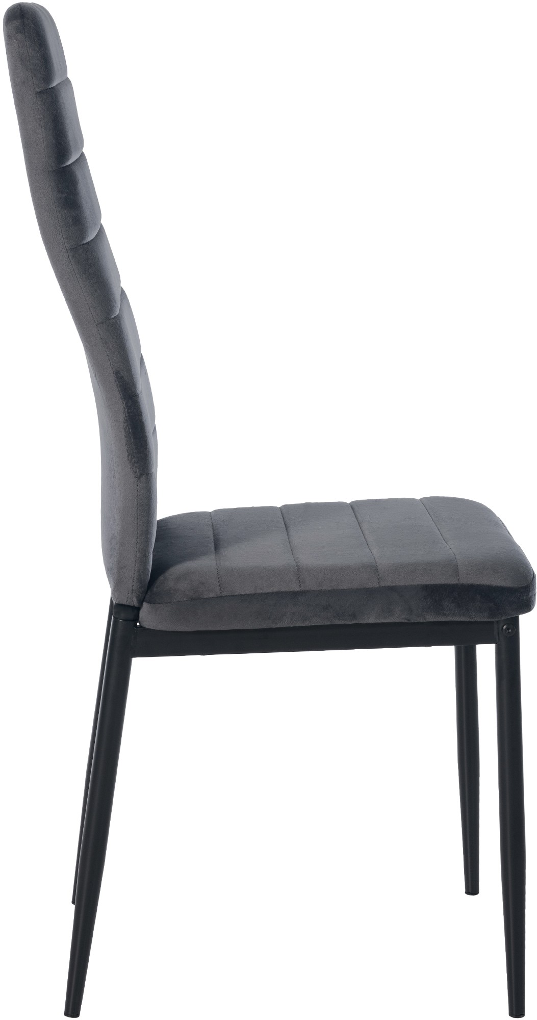 Esszimmerstuhl Mayfair Samt, grau