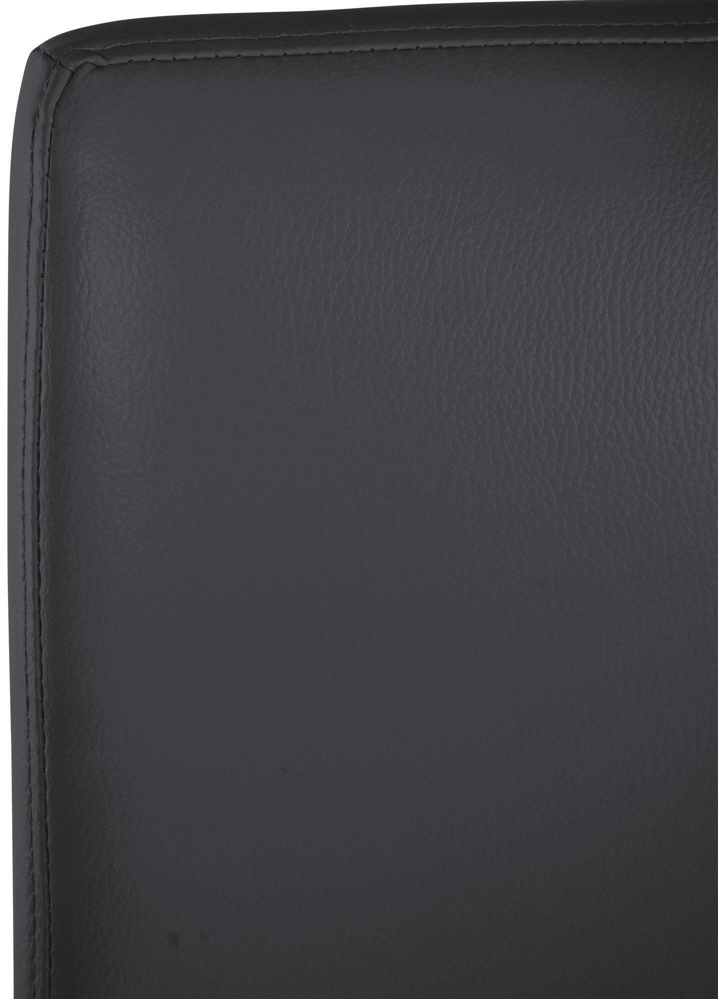 Barhocker Freeport Kunstleder B, dunkelgrau