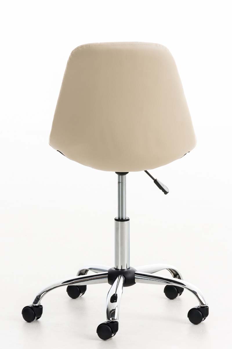 Bürostuhl Emil Kunstleder, creme