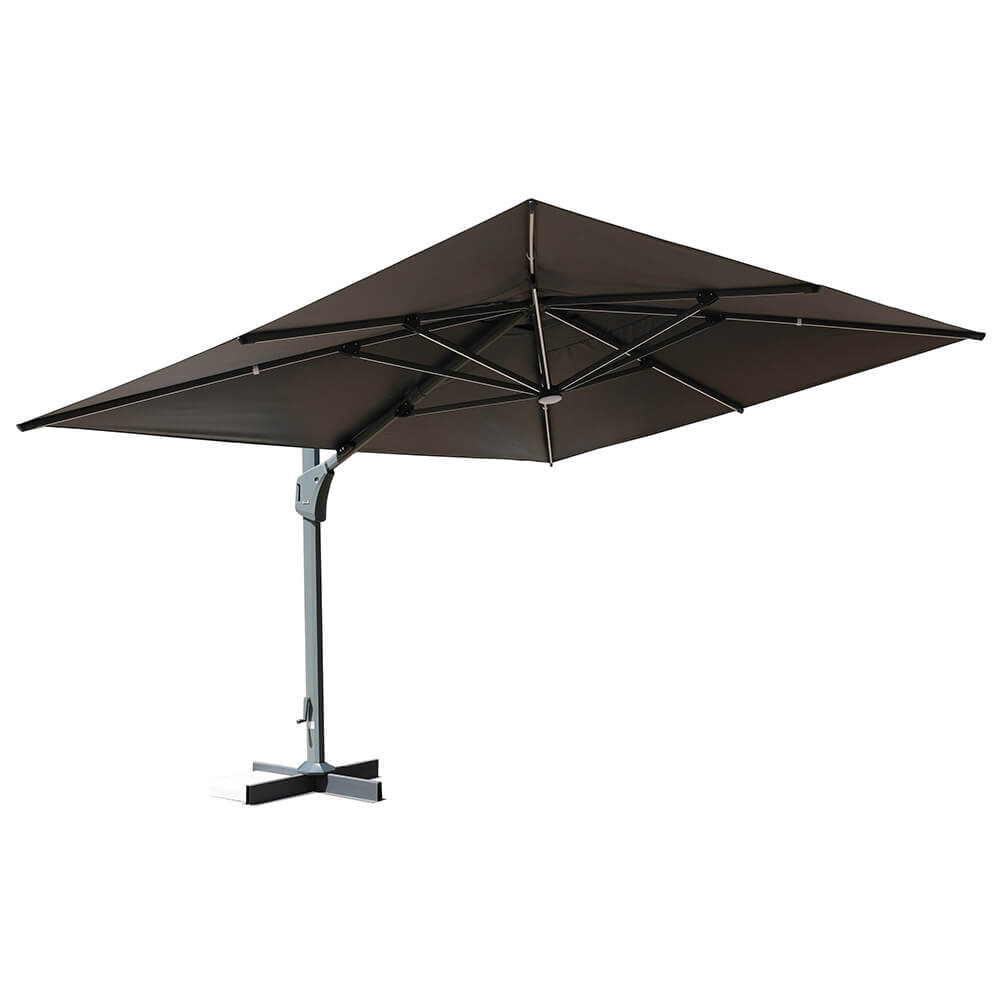 LED Sonnenschirm DIARO inkl. Schirmständer - 400 x 361 cm