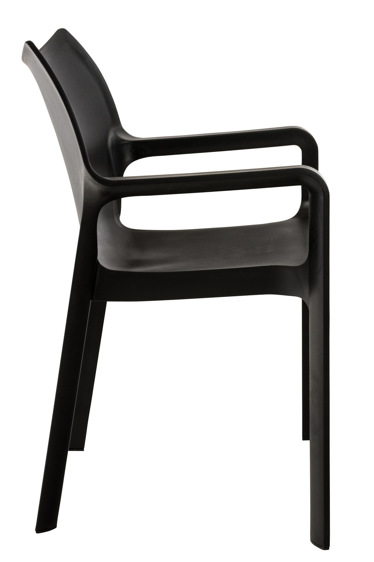 4er Set Stuhl Diva, schwarz