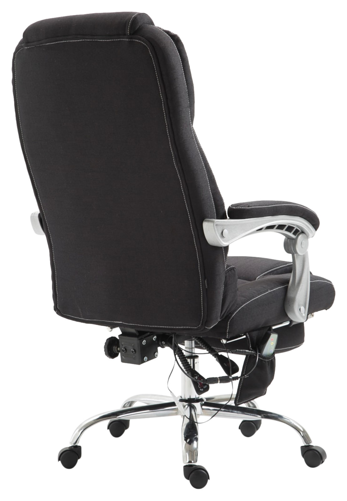 Bürostuhl Pacific Stoff mit Massagefunktion, schwarz