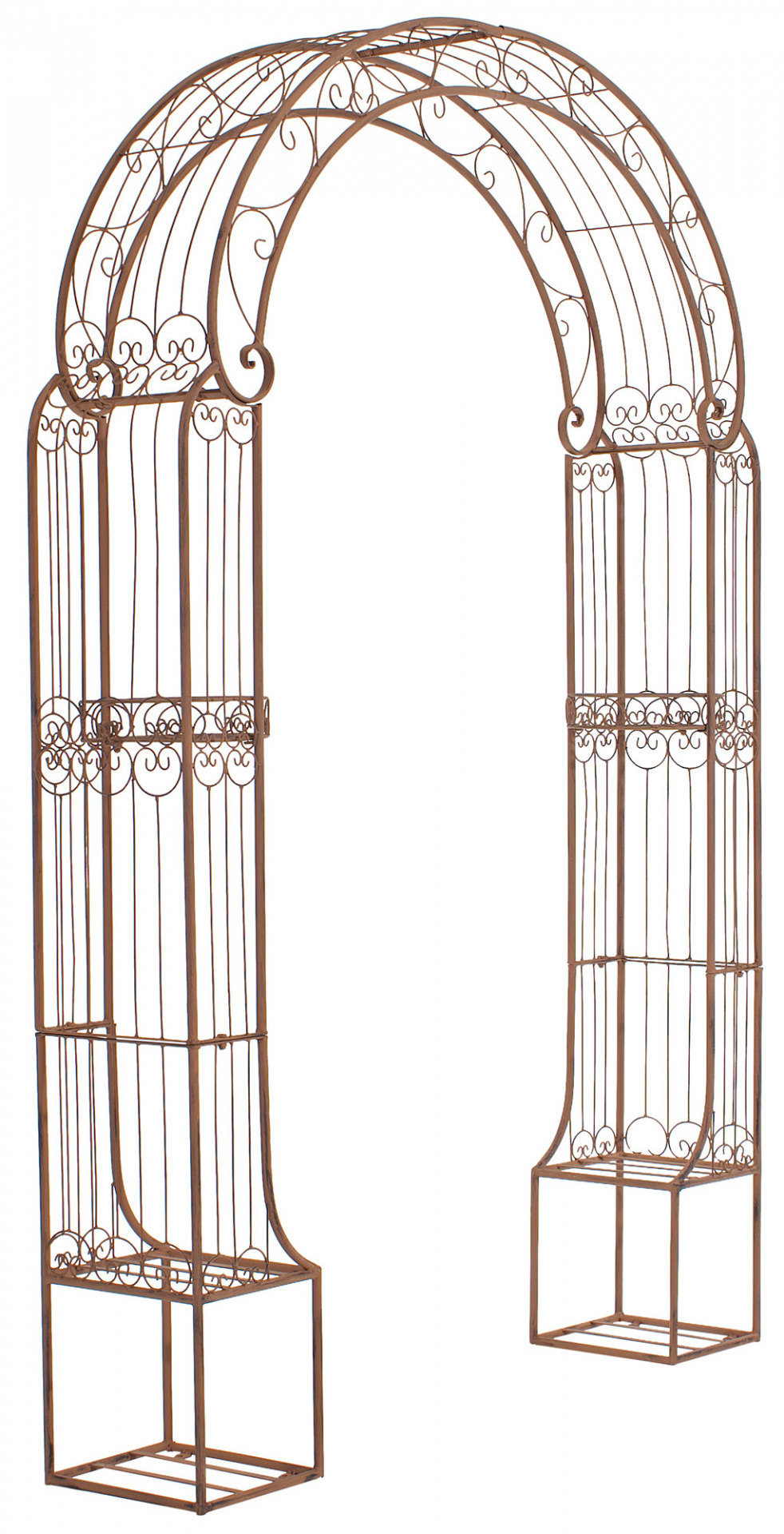 Rosenbogen Alessia, antik braun