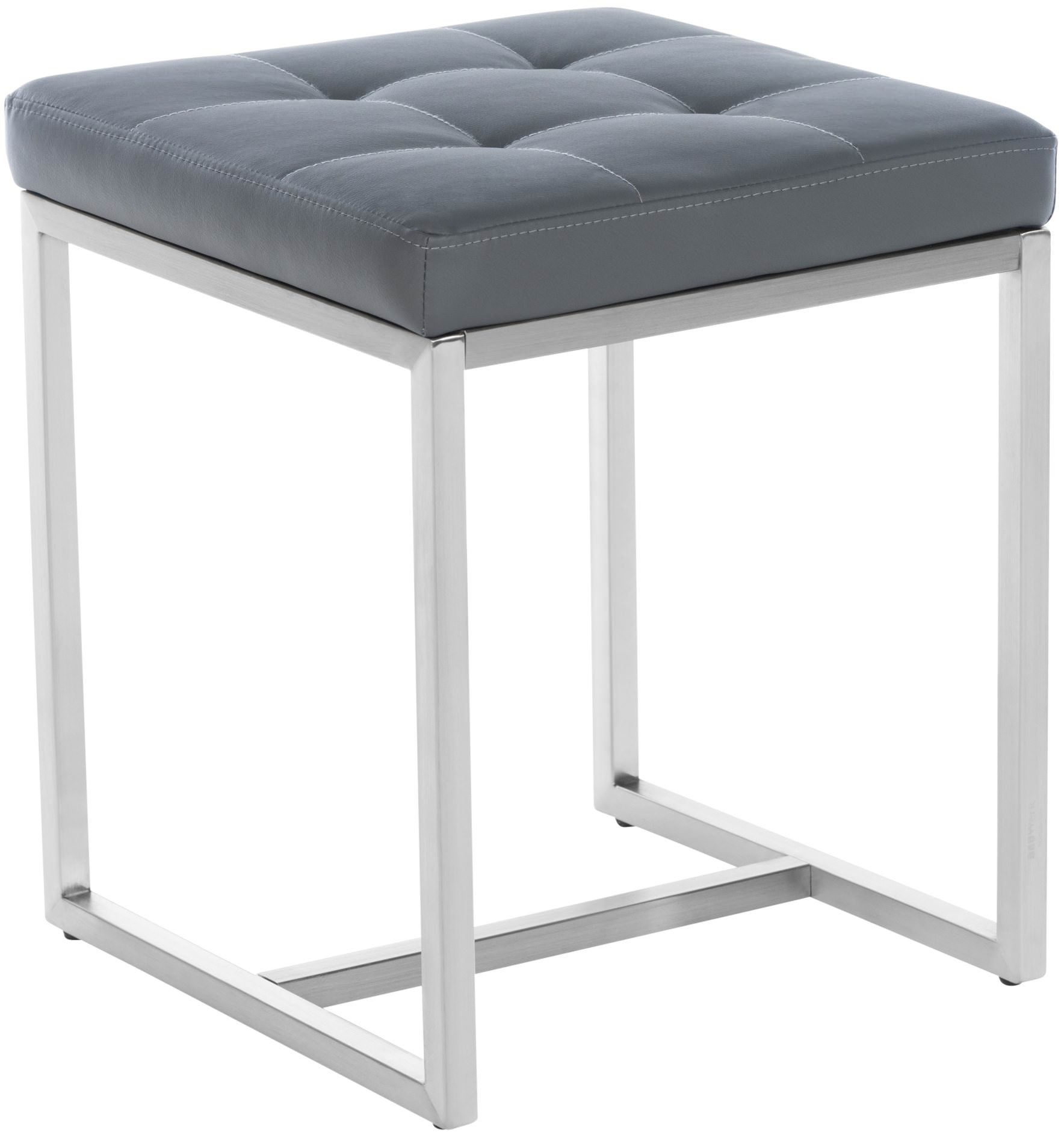 2er Set Sitzhocker Barci, grau