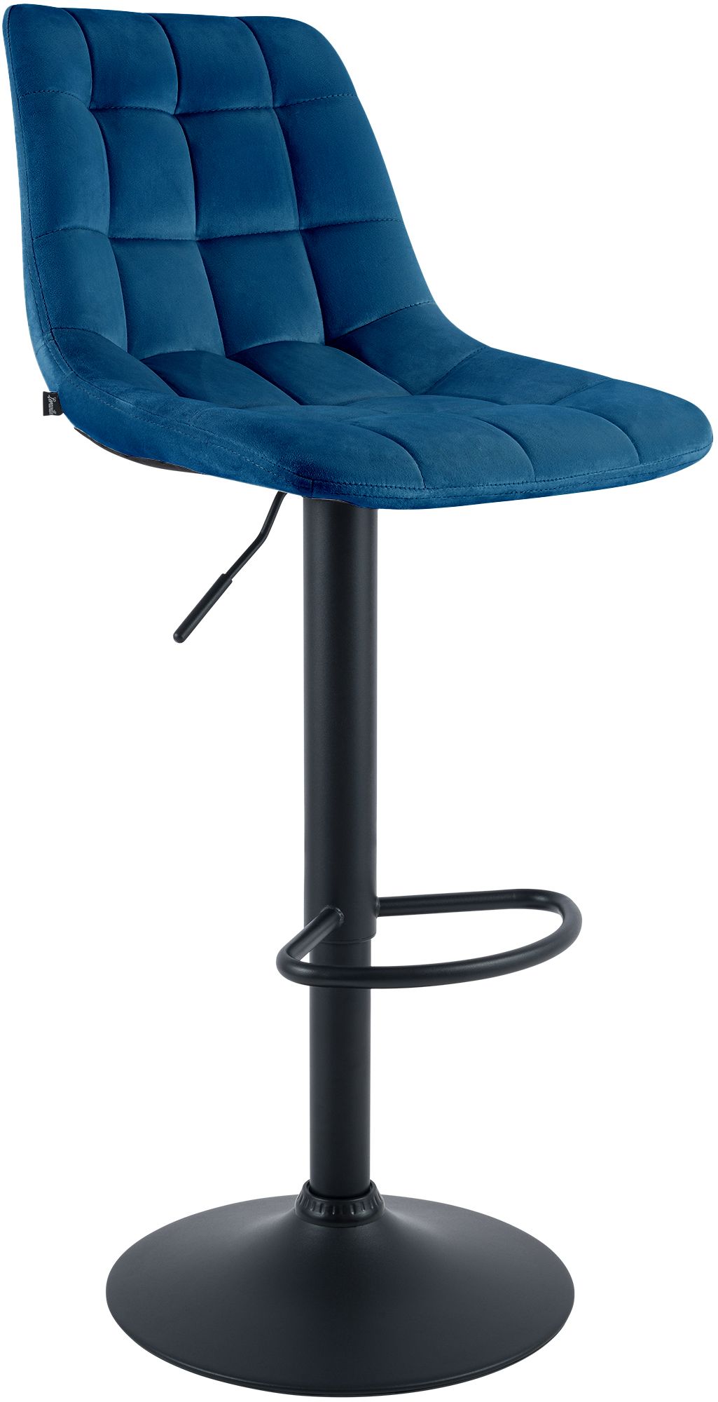 Barhocker Mapun Samt, blau