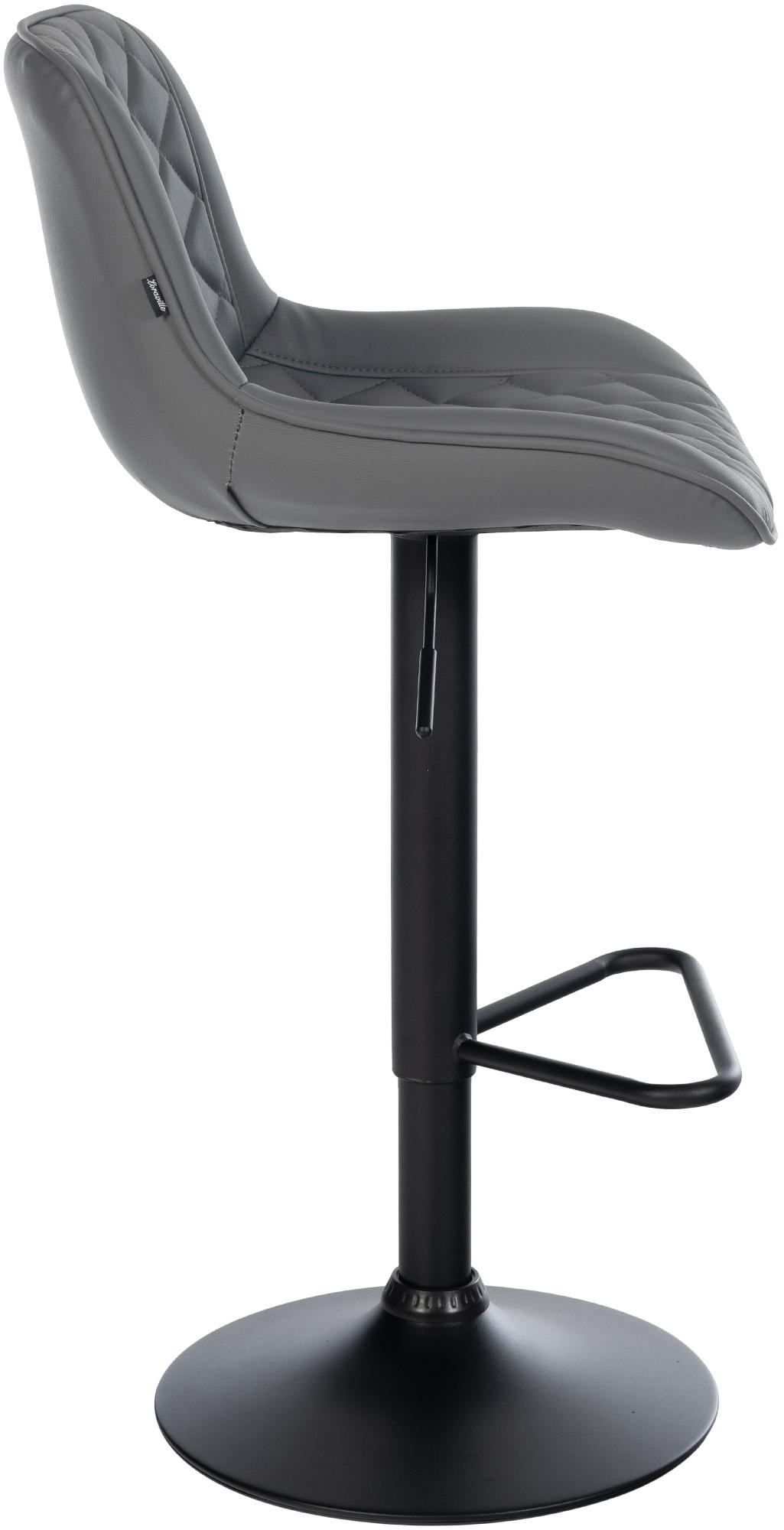 Barhocker Kasson Kunstleder, grau