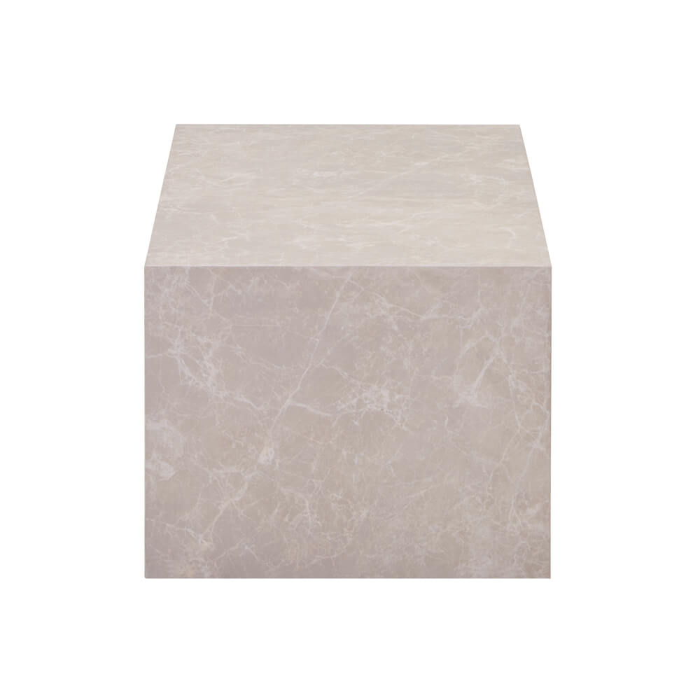 Couchtisch Marmor AMIRI L - 95 x 50 cm Beige