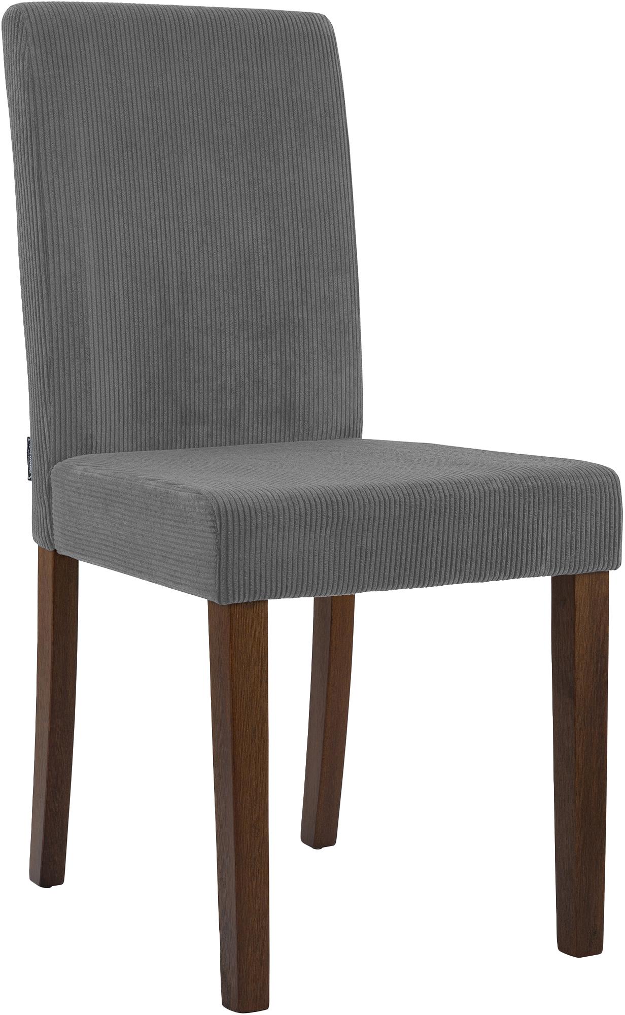 Esszimmerstuhl Ina Cord antik dunkel, grau