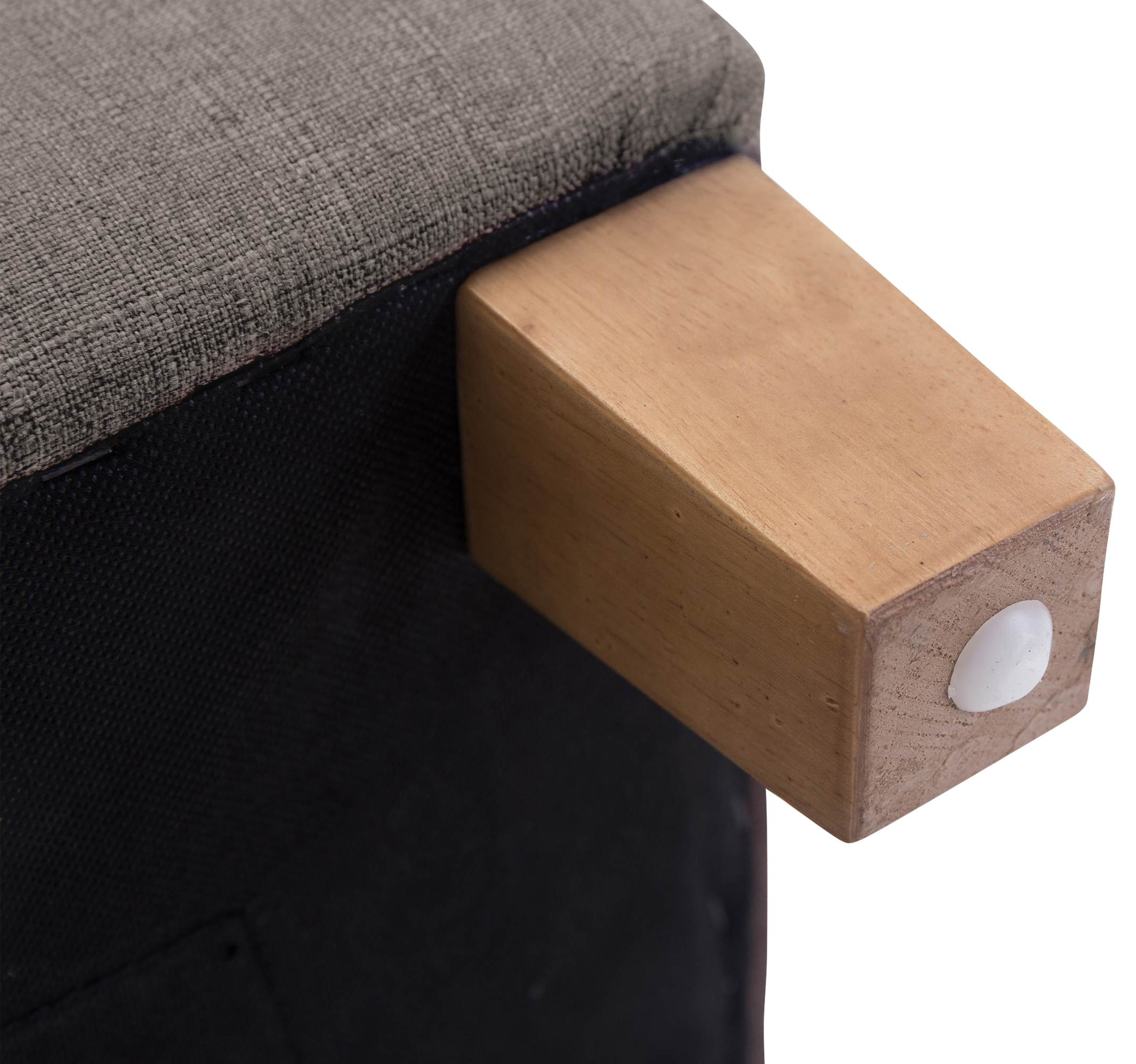 Sitzhocker Pharao, antik-hell, taupe