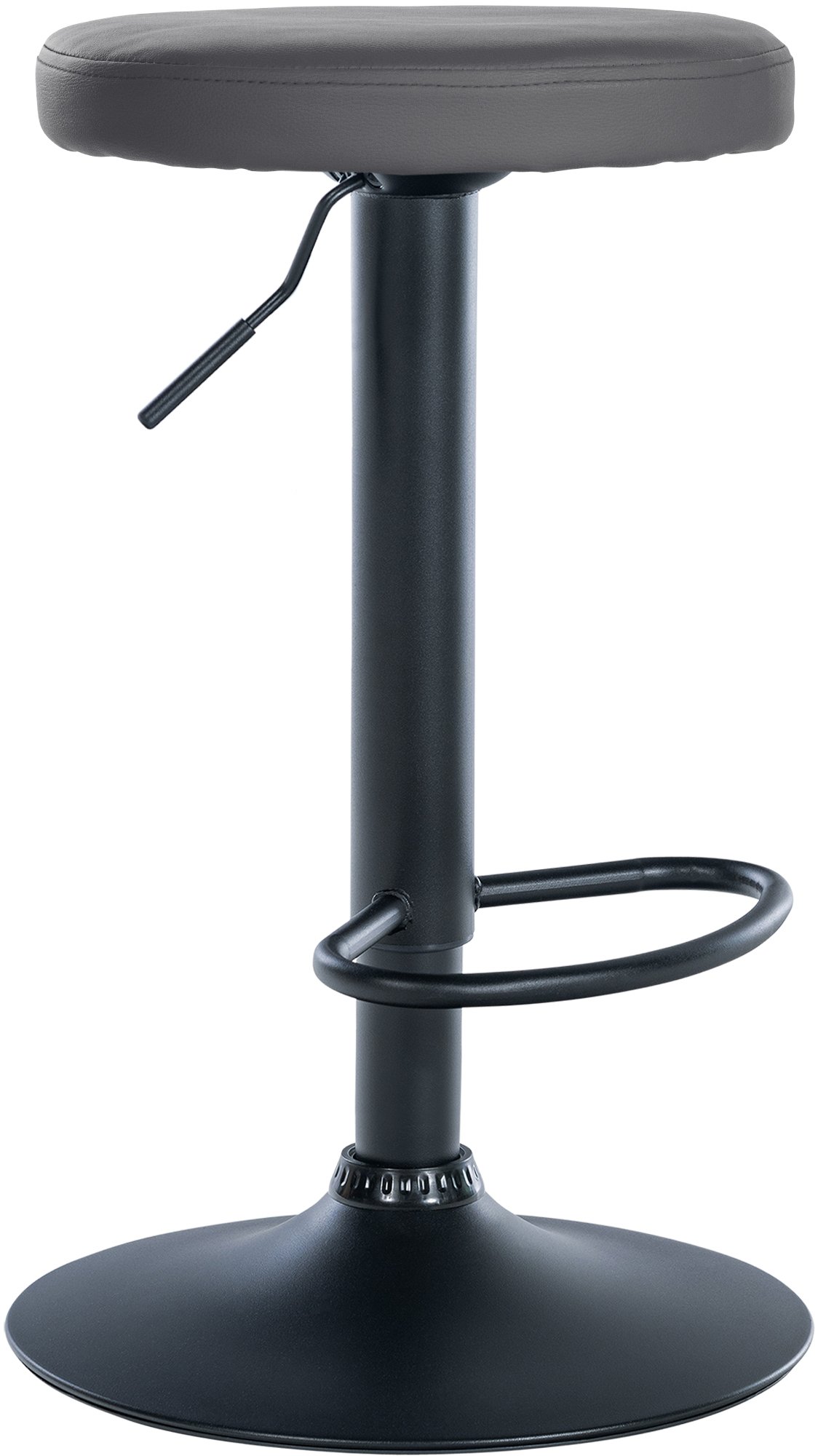 Barhocker Ponte Kunstleder schwarz, grau