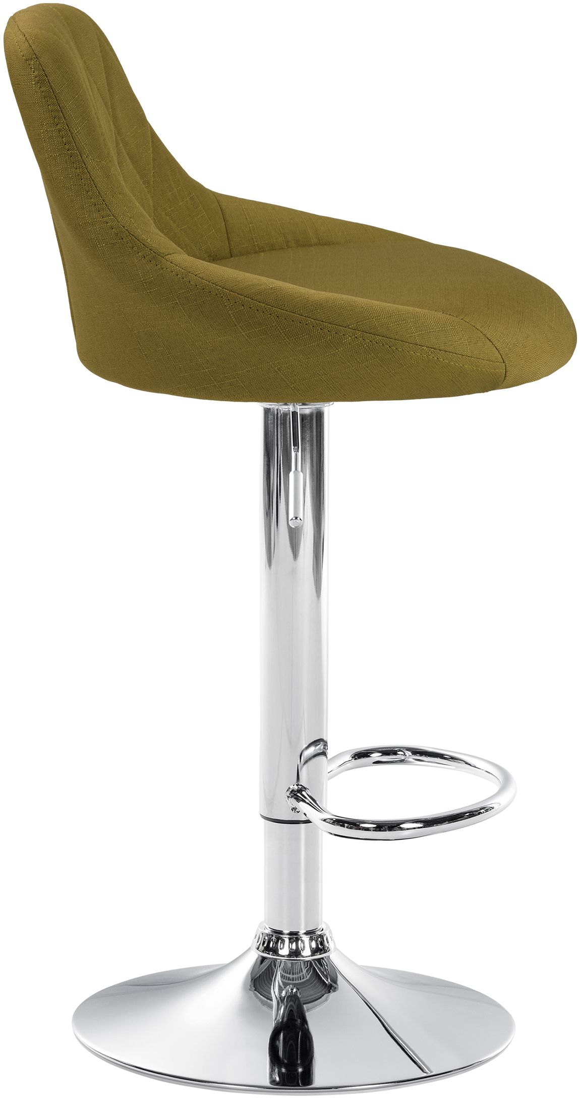 Barhocker Lazio Stoff chrom, grün