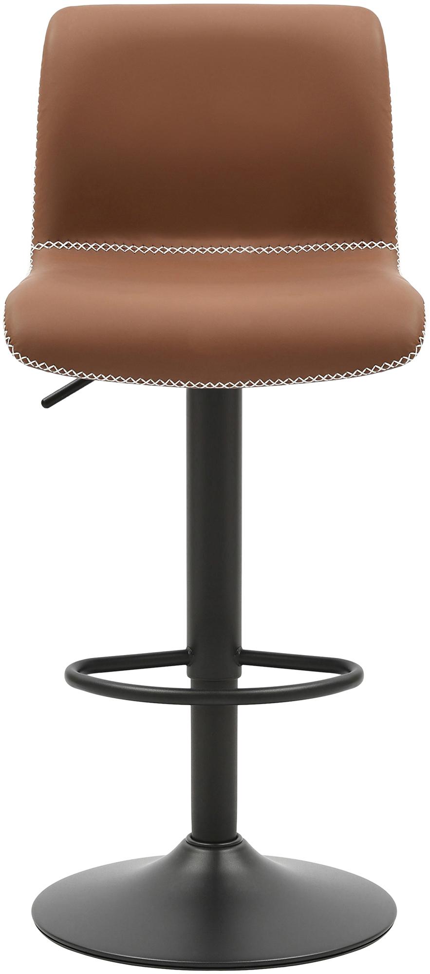 2er Set Barhocker Henchy Kunstleder, braun