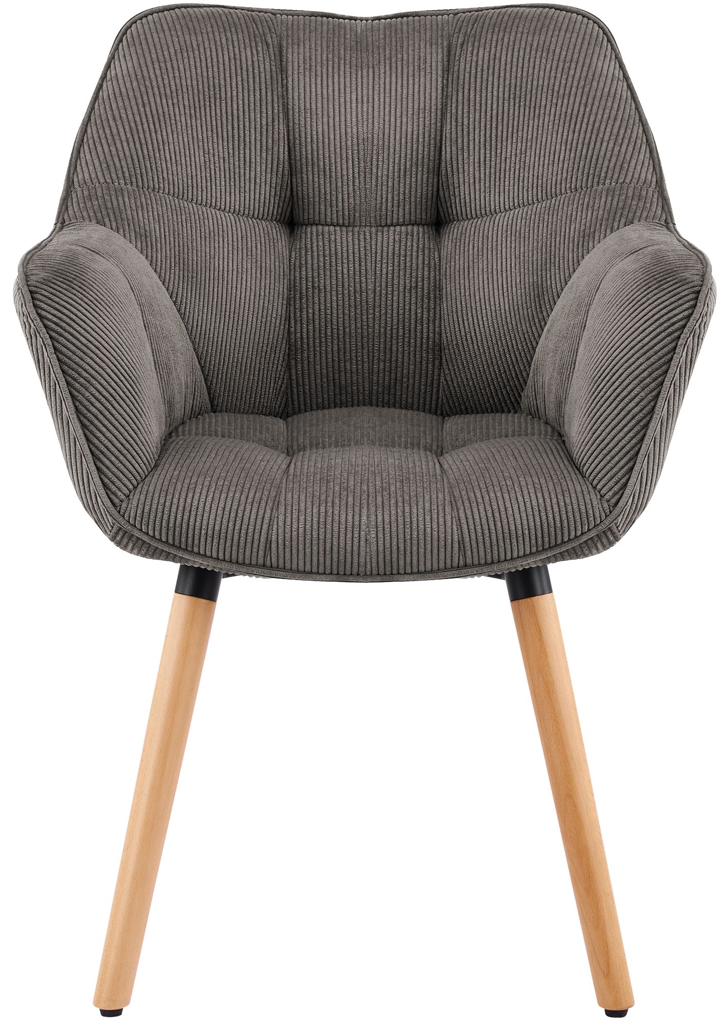 Esszimmerstuhl Milford Cord, taupe