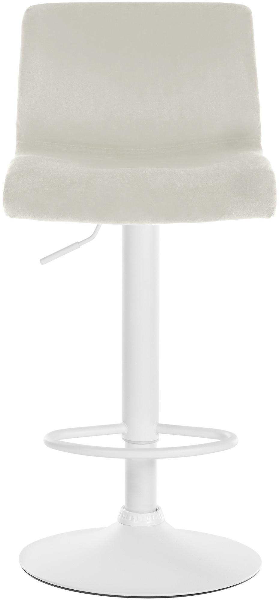 Barhocker Hoover Samt W, creme