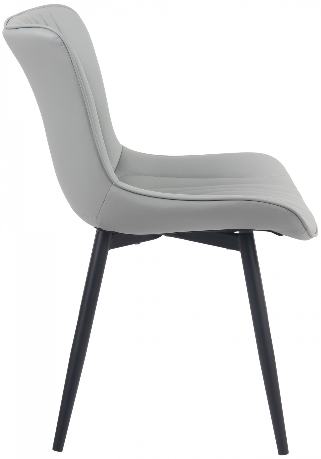 Stuhl Brady Kunstleder, grau