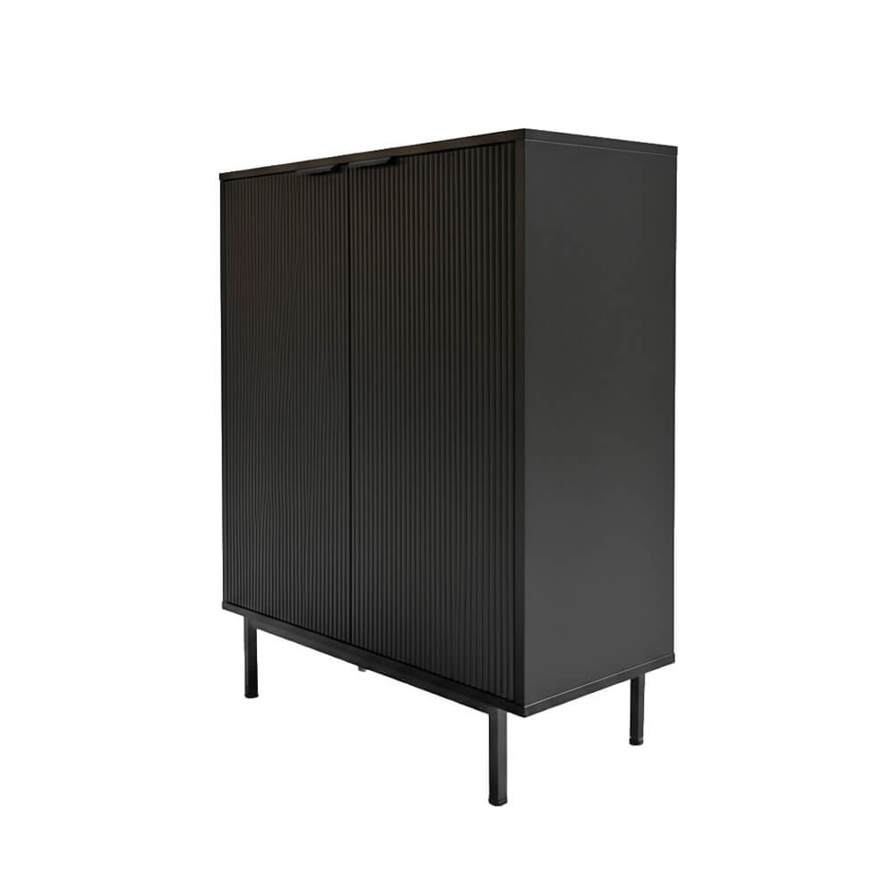 Sideboard NYLA Schwarz - 115 x 90 cm