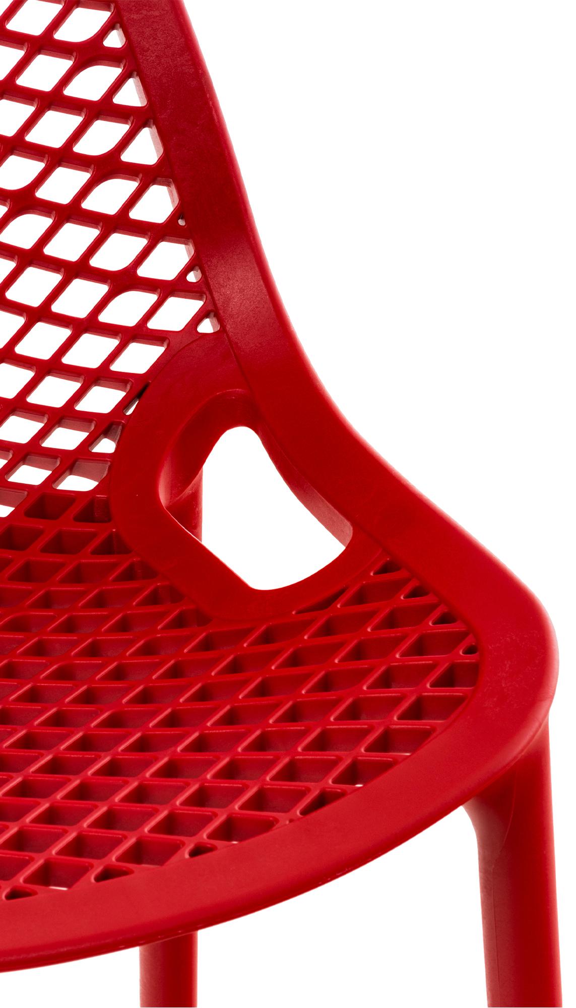 2er Set Barhocker Air, rot