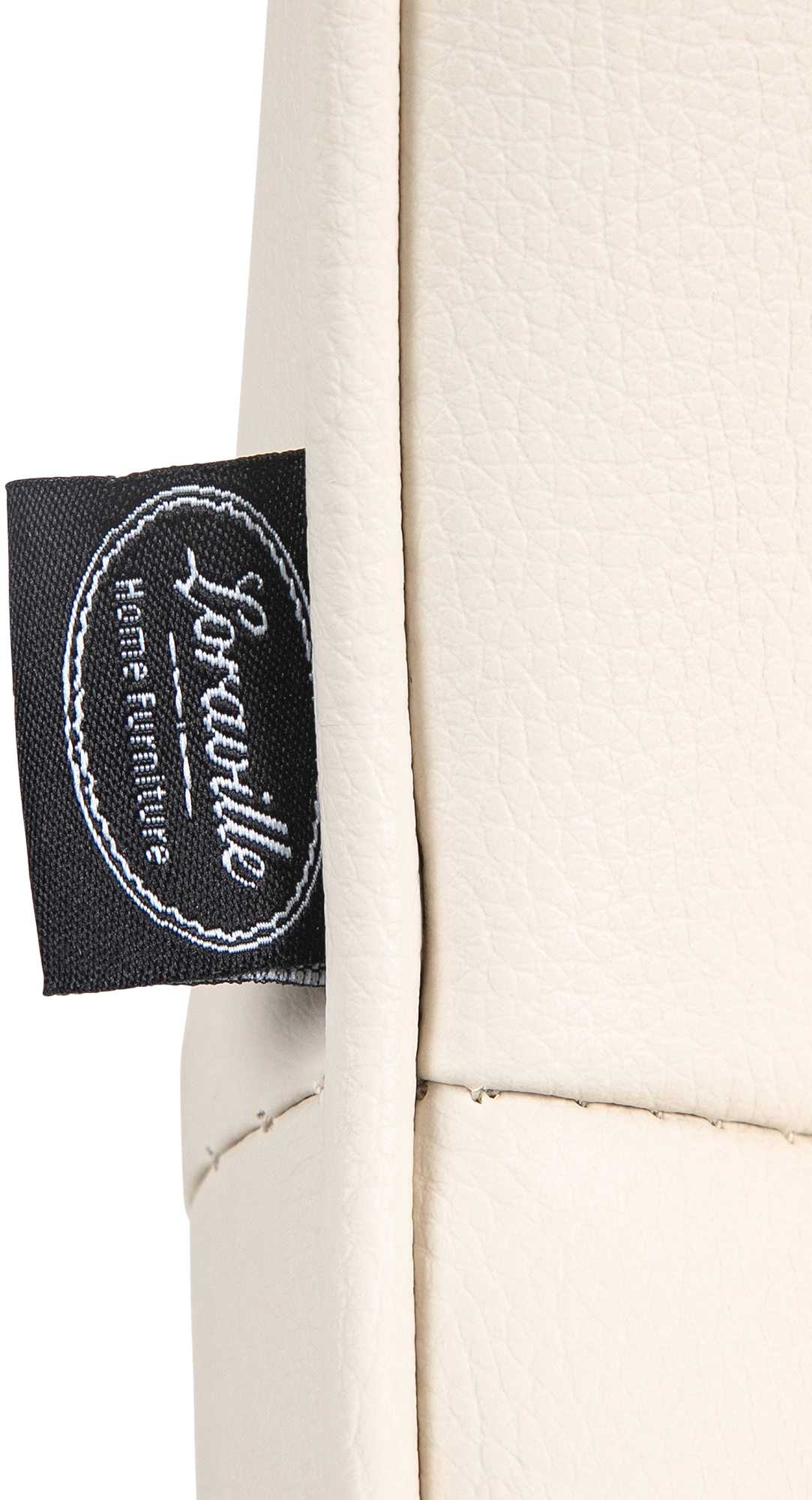 Barhocker Vonore Kunstleder chrom, creme