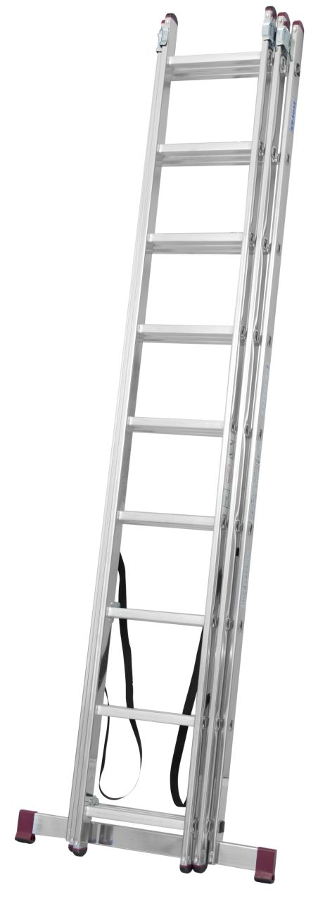 CORDA Vielzweckleiter mit Treppenfunktion 3x9 Sprossen