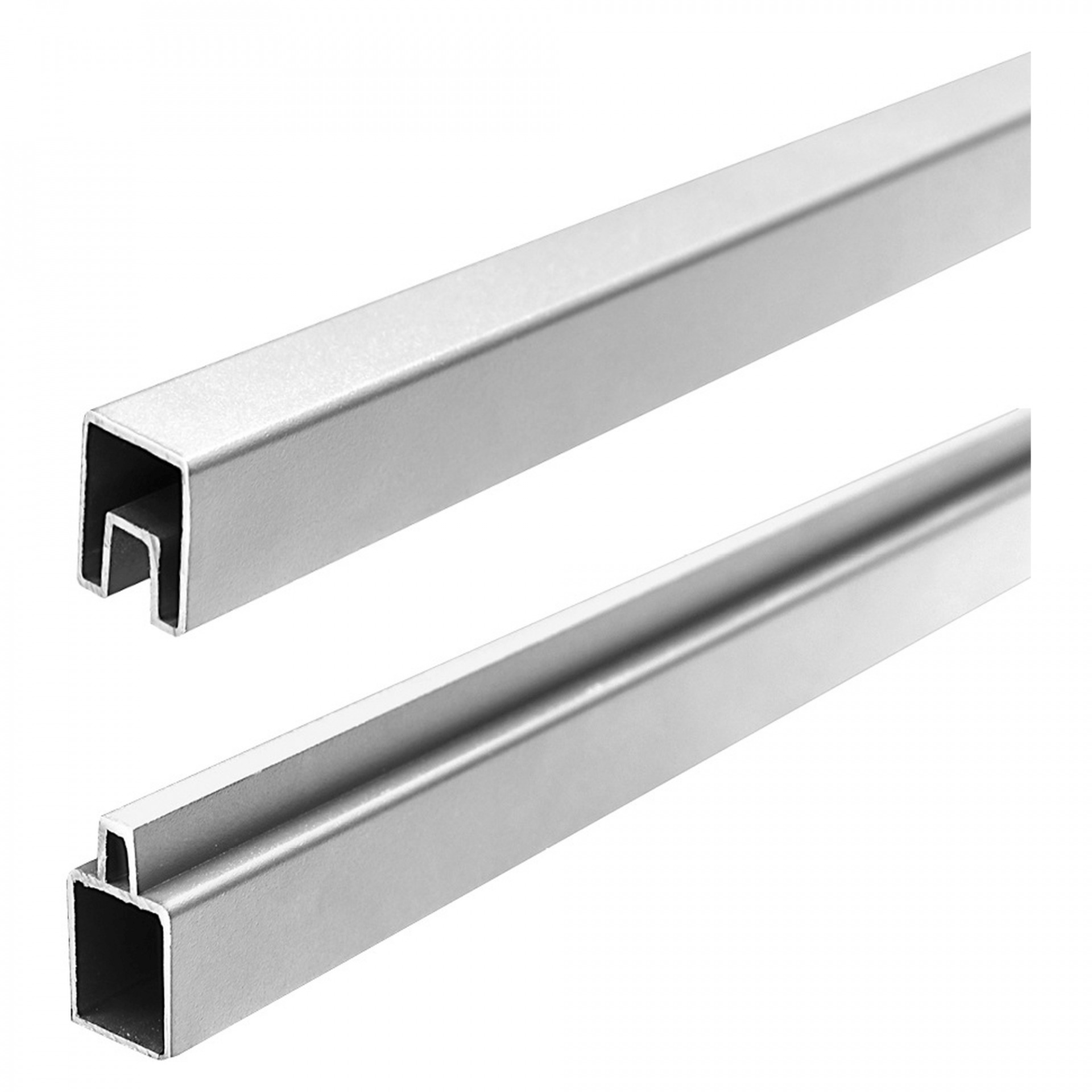 Aluminium-Abschlussleisten Start & Abschluss Set, SILBER, 32/25 x 20 x 1800 mm, Aluminium