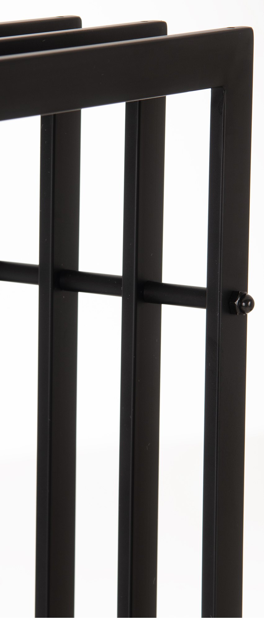 Kaminholzständer Irving 40x50x100, schwarz-matt