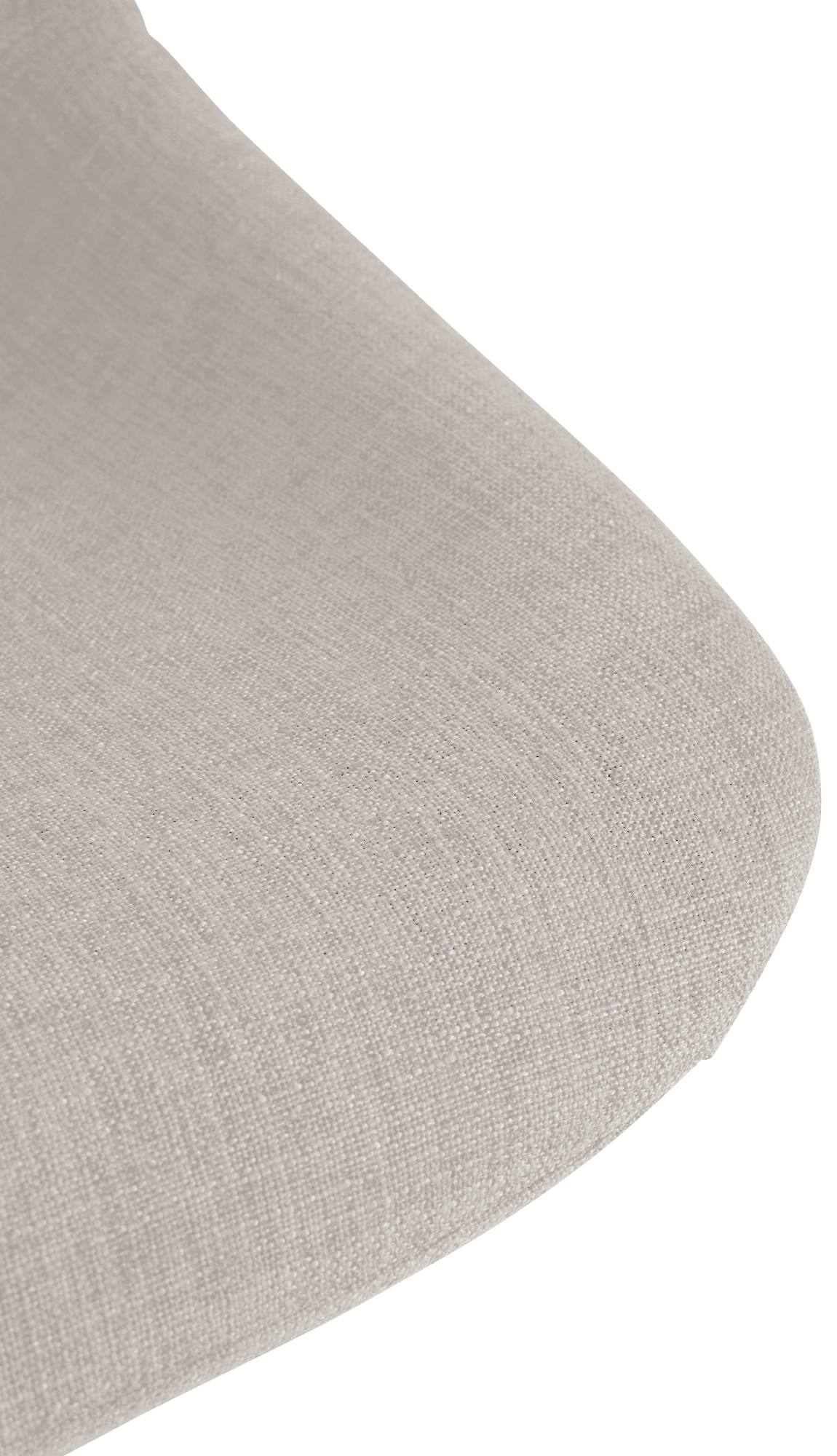 2er Set Barhocker Loft Stoff, creme