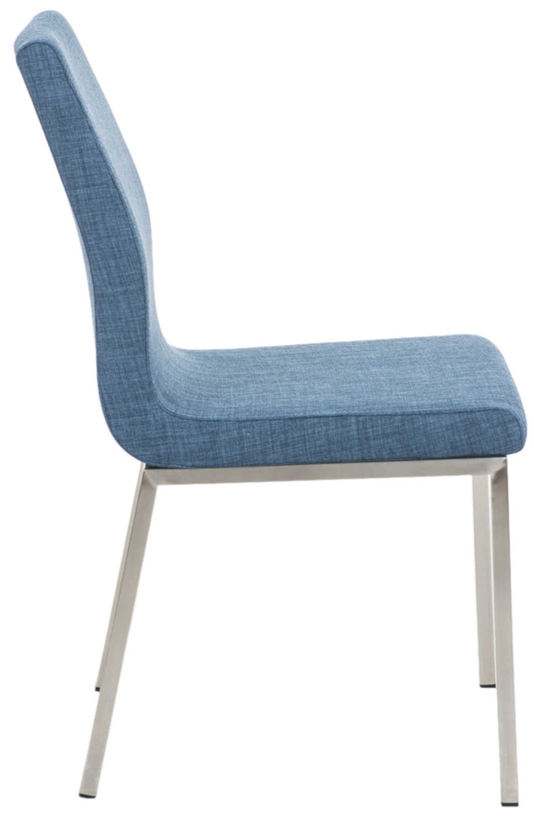 2er Set Esszimmerstühle Colmar Stoff, blau