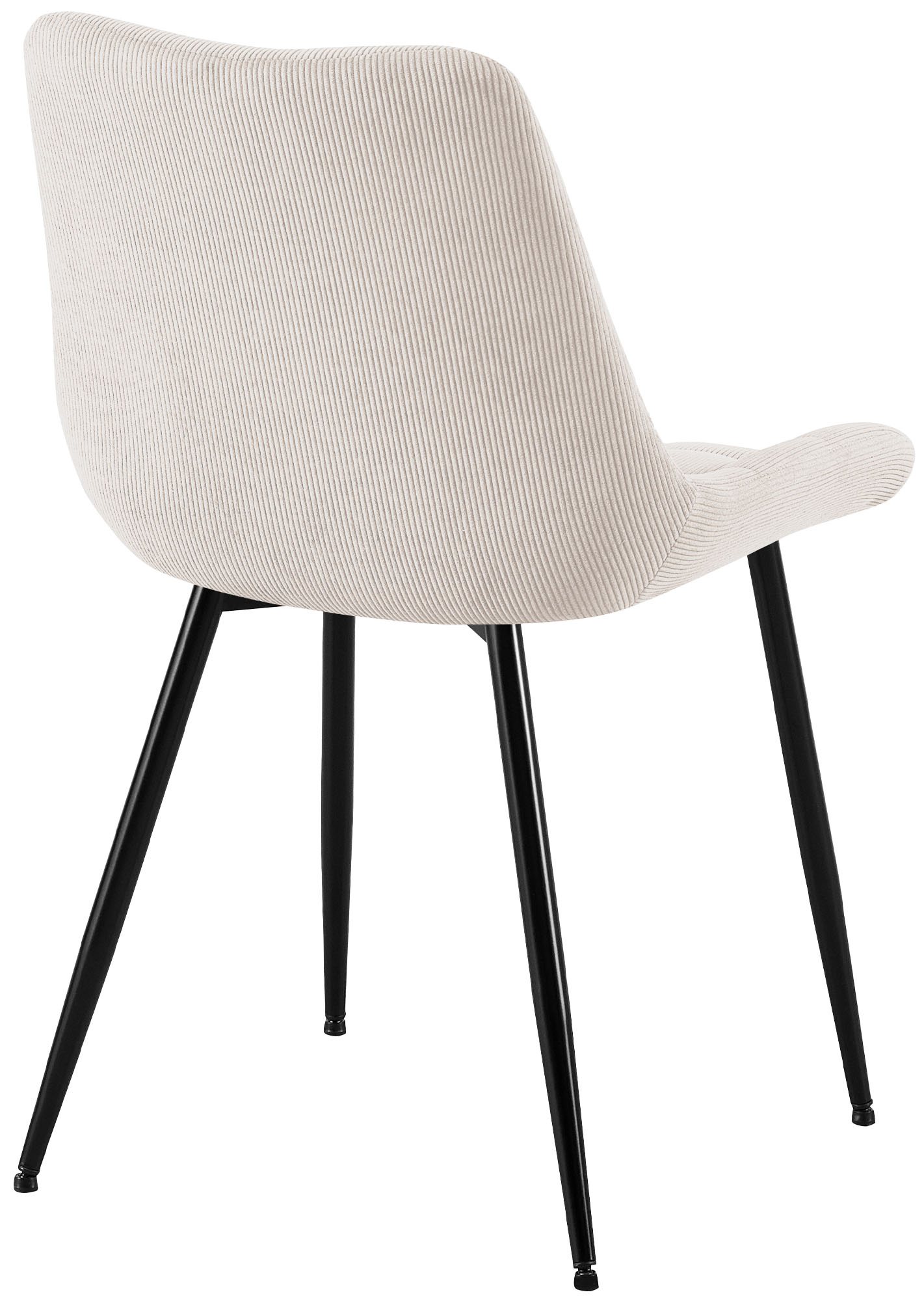 Esszimmerstuhl Sardna Cord, creme