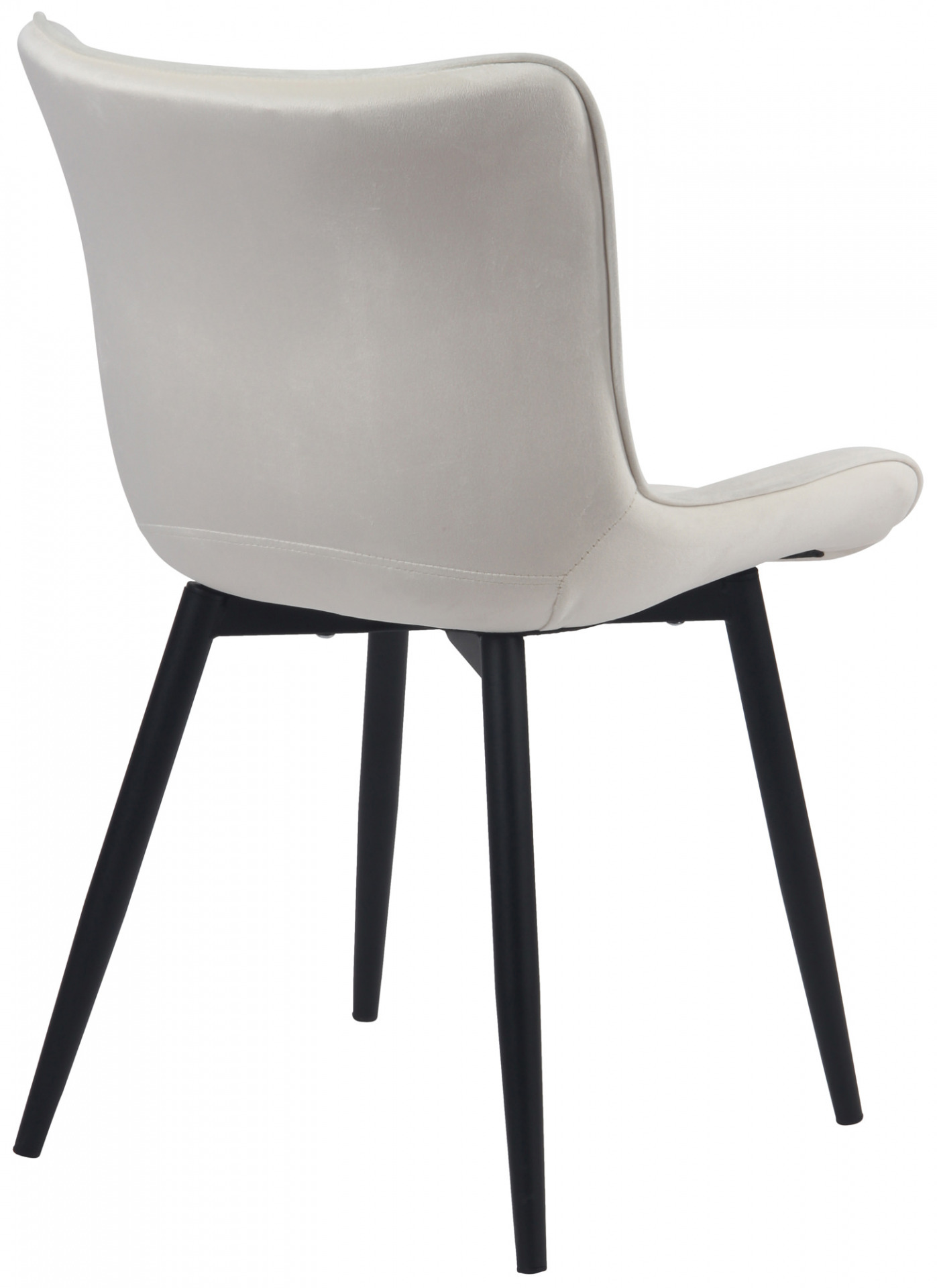 Stuhl Brady Samt, creme