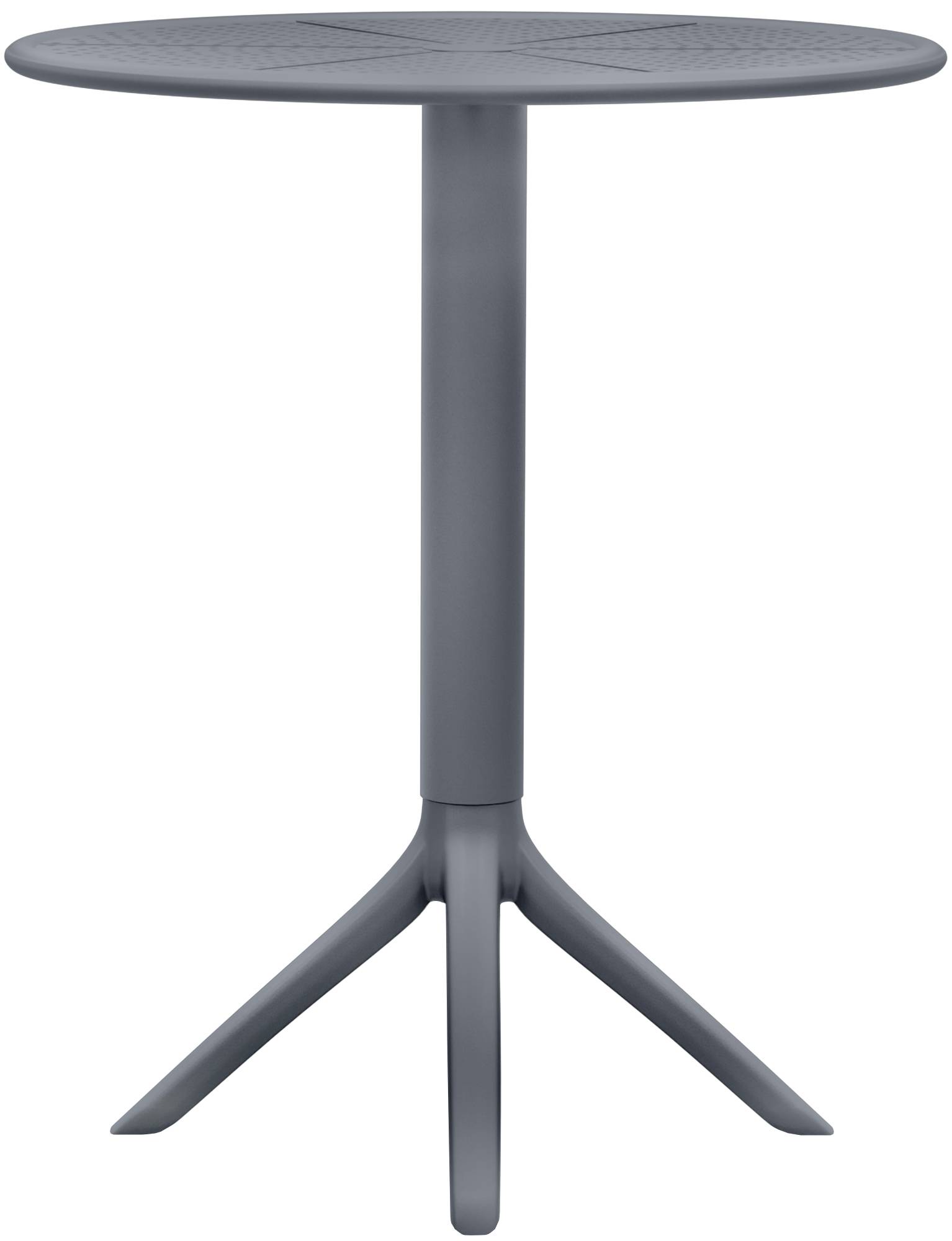 Tisch Lacota rund 60 cm, anthrazit