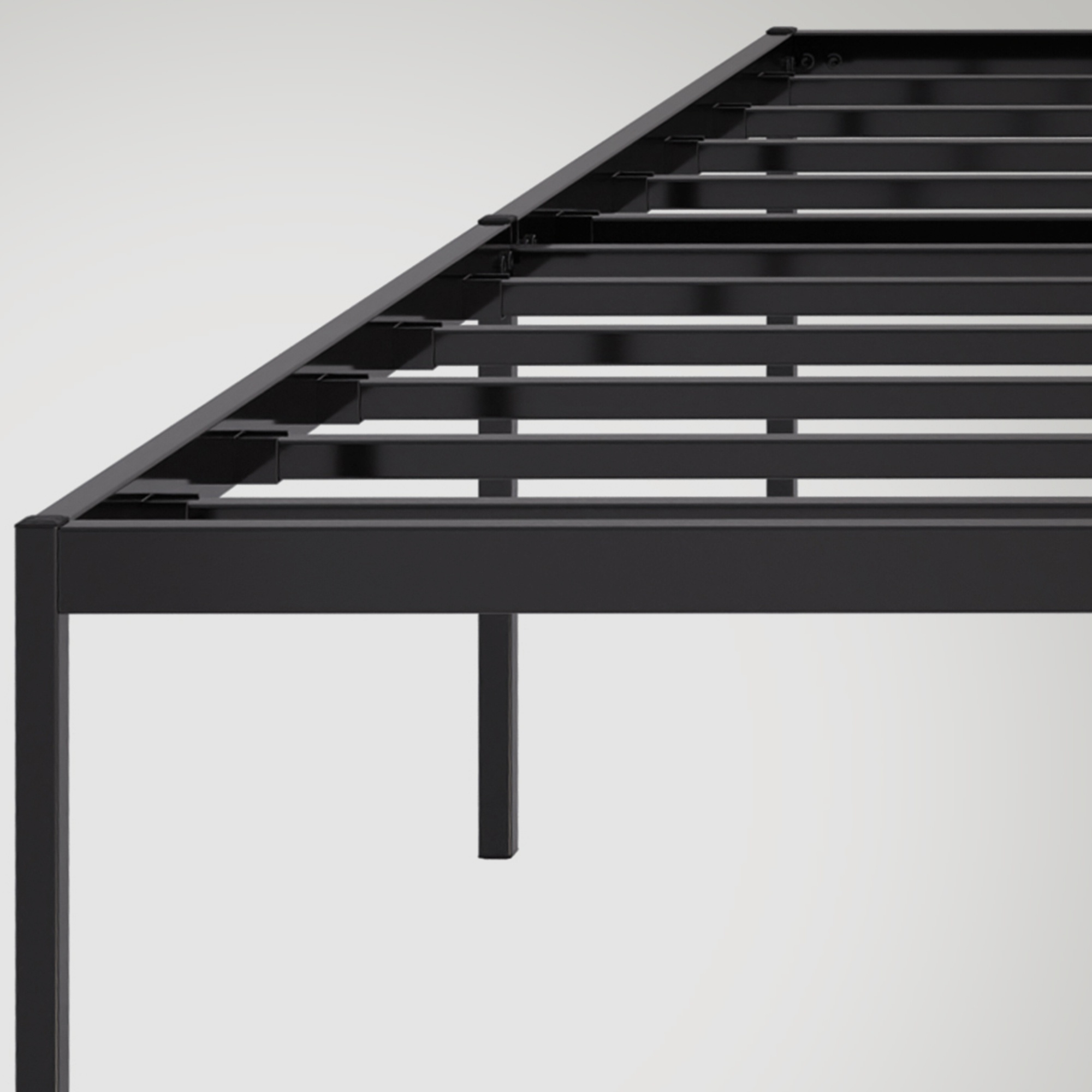 Metallbett Fargo 200x200x42 cm, schwarz