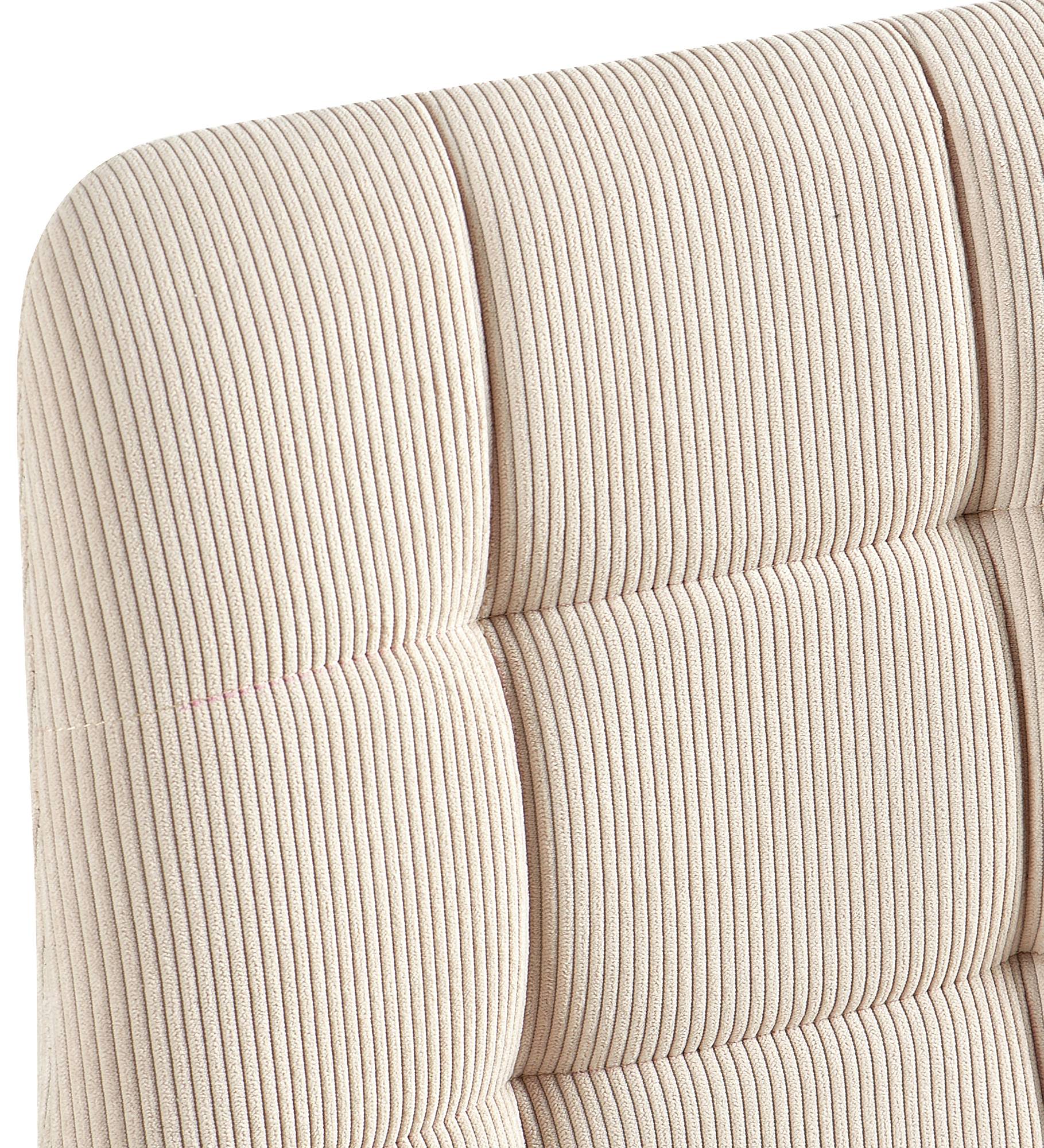 2er Set Esszimmerstuhl Antibes Cord, creme