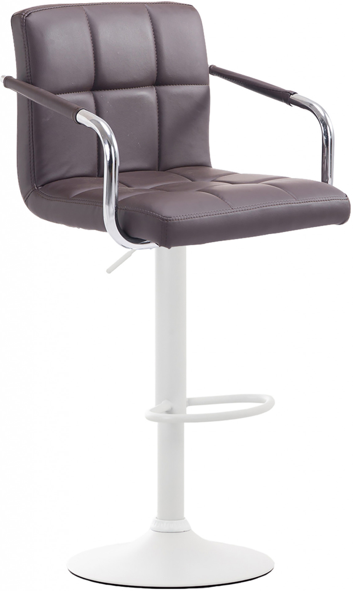 Barhocker Lucy V2 weiß, braun