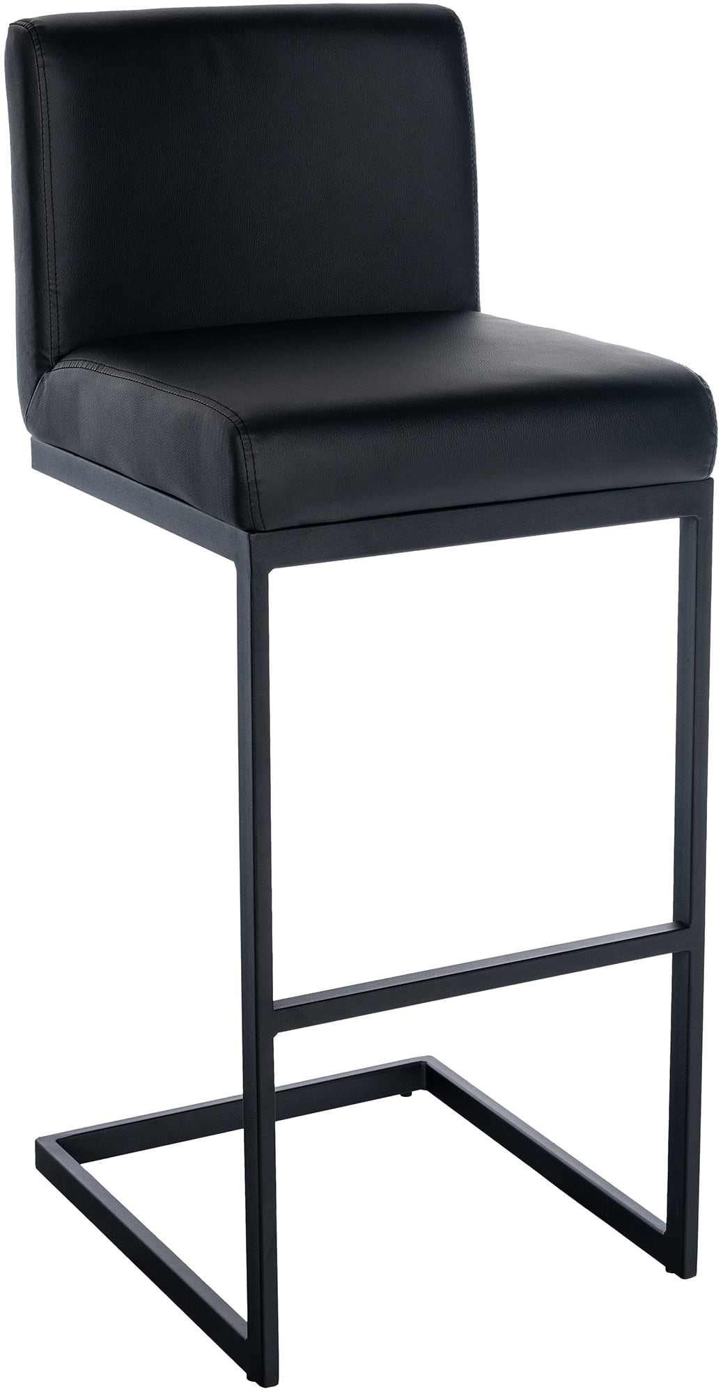Barhocker Hopewell Kunstleder B, schwarz
