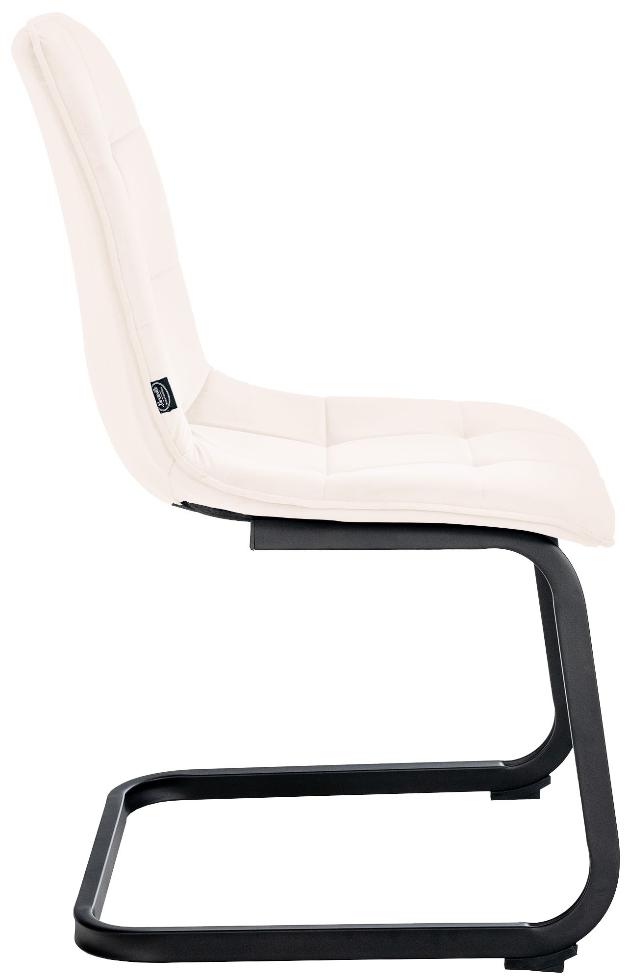 Esszimmerstuhl Vermont Samt, creme